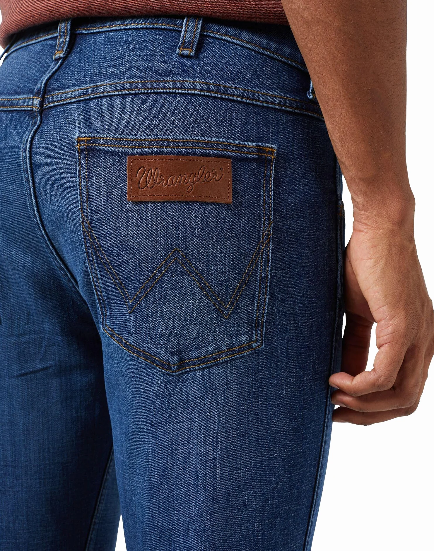 Wrangler Krój Regularny - Dżins Mężczyźni