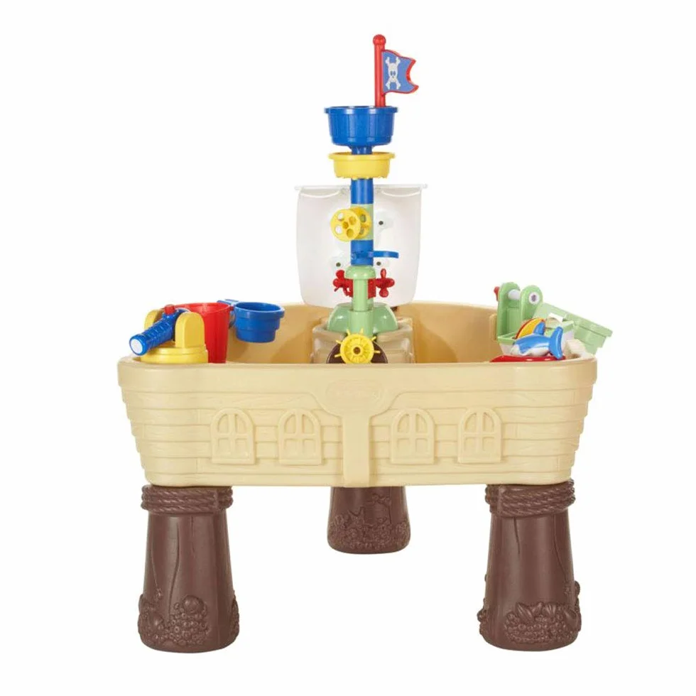 Little Tikes Statek Piracki Kotwica - Zestaw Do Wodnej Zabawy Dla Dzieci - Bezpieczny i Przenośny - Zachęca Do Kreatywnej Zabawy