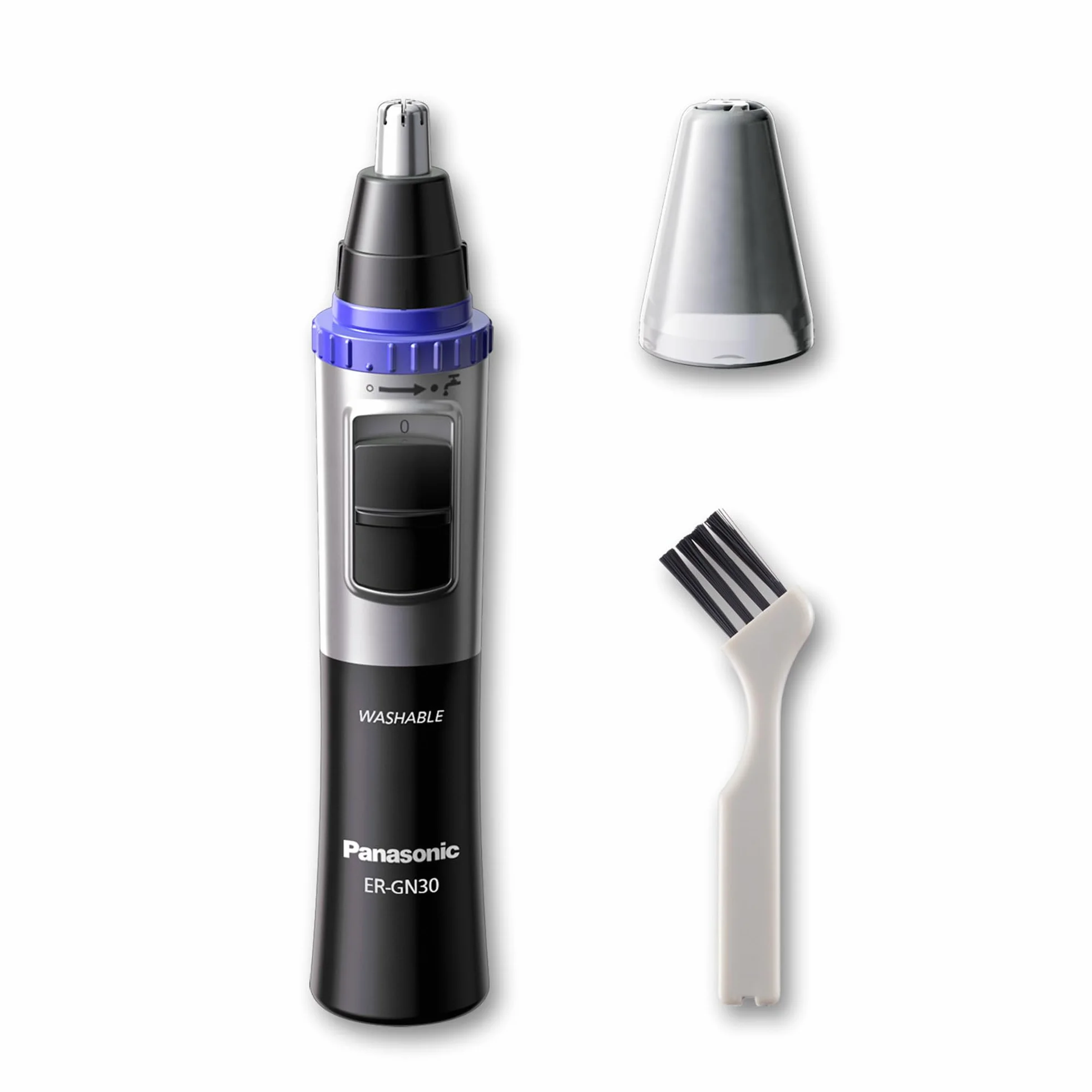 Panasonic ER-GN30 trymer do nosa i uszu, bezprzewodowy, na mokro i sucho, czarny