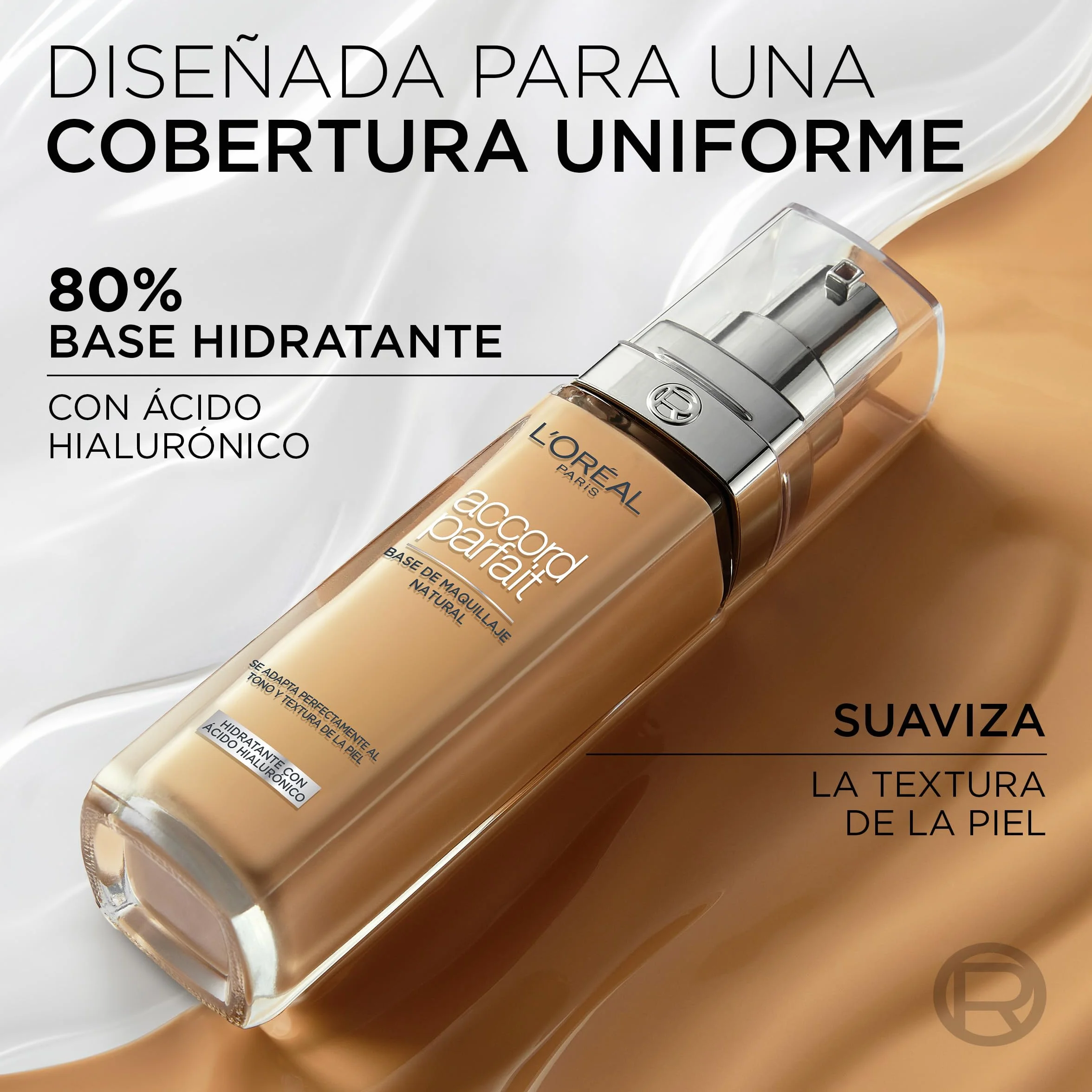 L'Oréal Paris True Match trwały podkład do twarzy w płynie, pielęgnujący z kwasem hialuronowym, SPF 17, 1.N Ivory, 30 ml