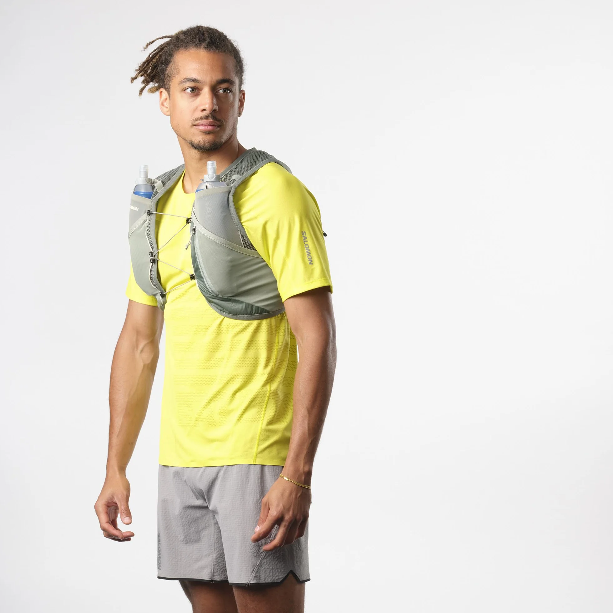 Salomon Active Skin 4 kompatybilna z piersiami unisex kamizelka do biegania szlak turystyczny, 4 l, precyzyjne dopasowanie, łatwy dostęp, precyzyjne dopasowanie i zoptymalizowane przechowywanie,