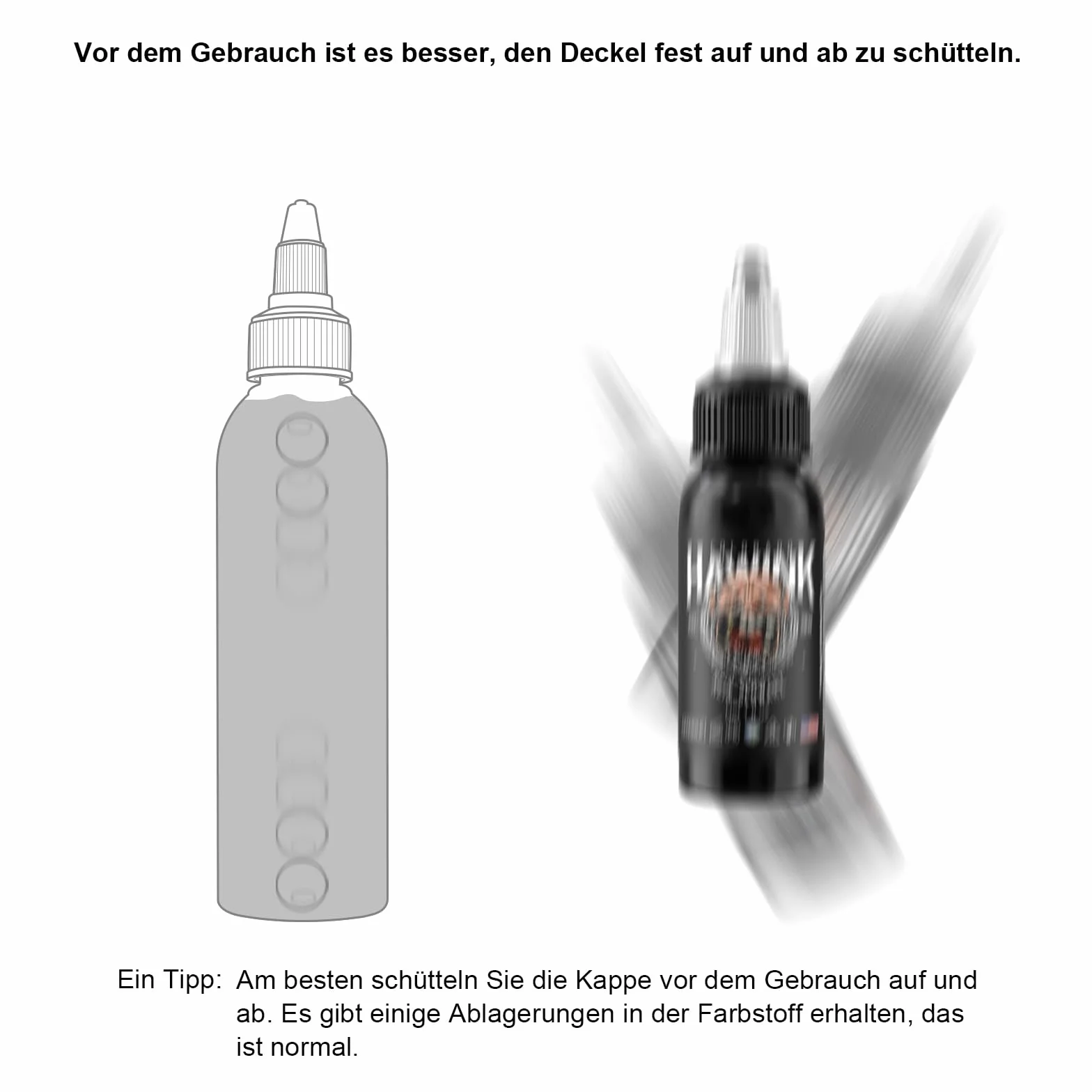 HAWINK Profesjonalna farba do tatuażu Black Tattoo Ink Czysta czerń 1 butelka 30 ml TI203DE-30-001