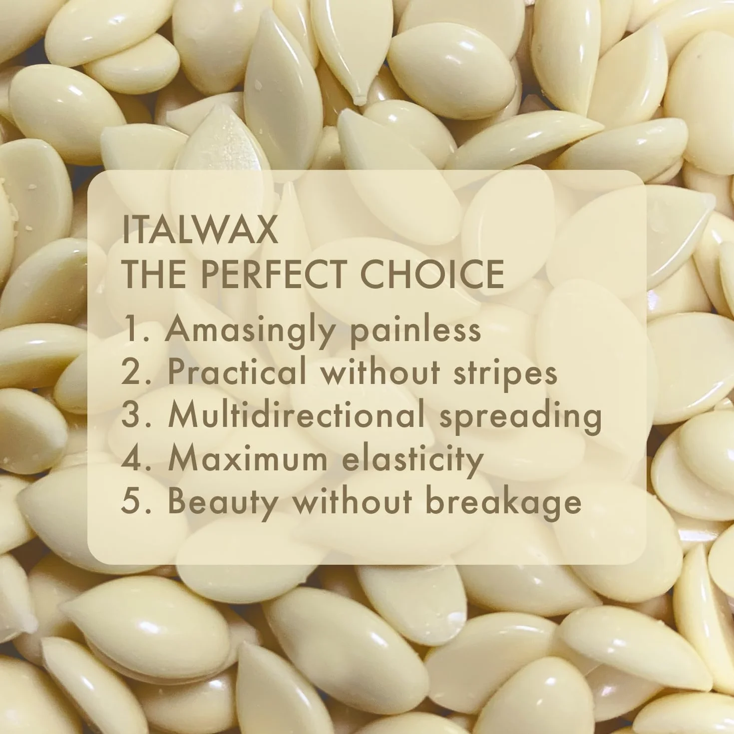 Italwax Płyn twardy wosk biały czekoladowy 1 kg