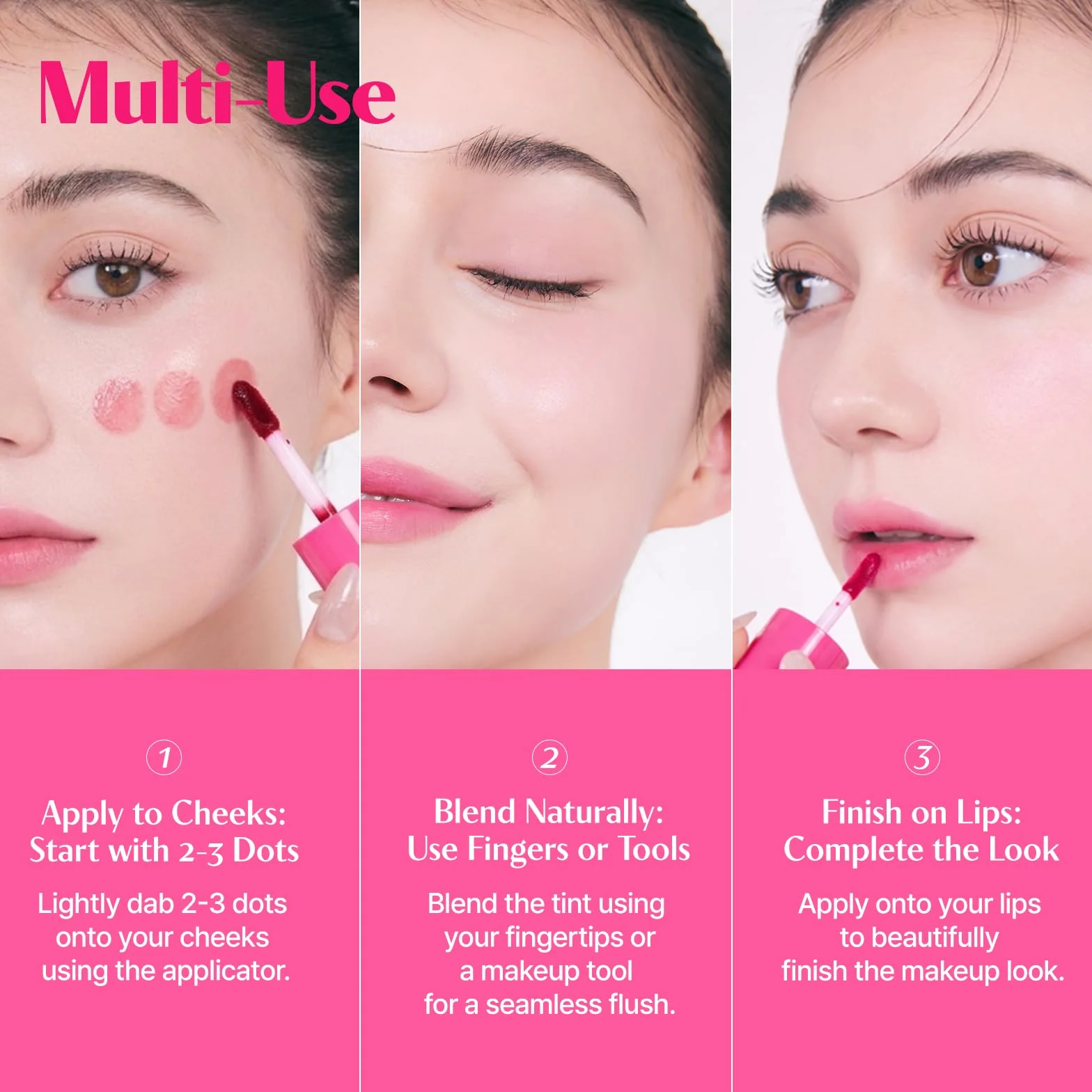 Etude House Dear Darling Water Tint Cherry Ade (21AD) żywa szminka z nawilżającym, nieważkim i nieklejącym wykończeniem, odporna na ścieranie i lekka, K-Beauty