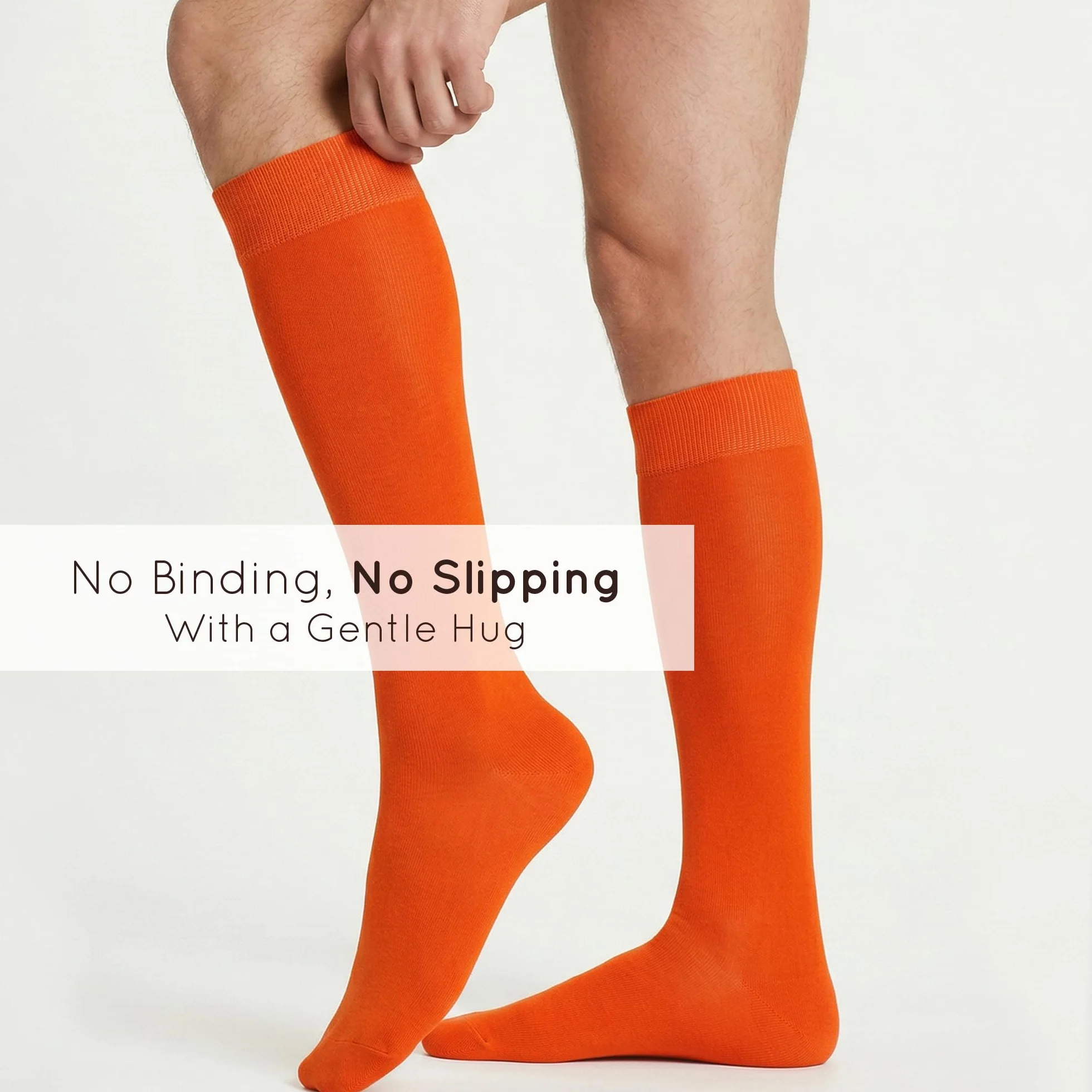 Mysocks Unisex Knee High Plain Socks