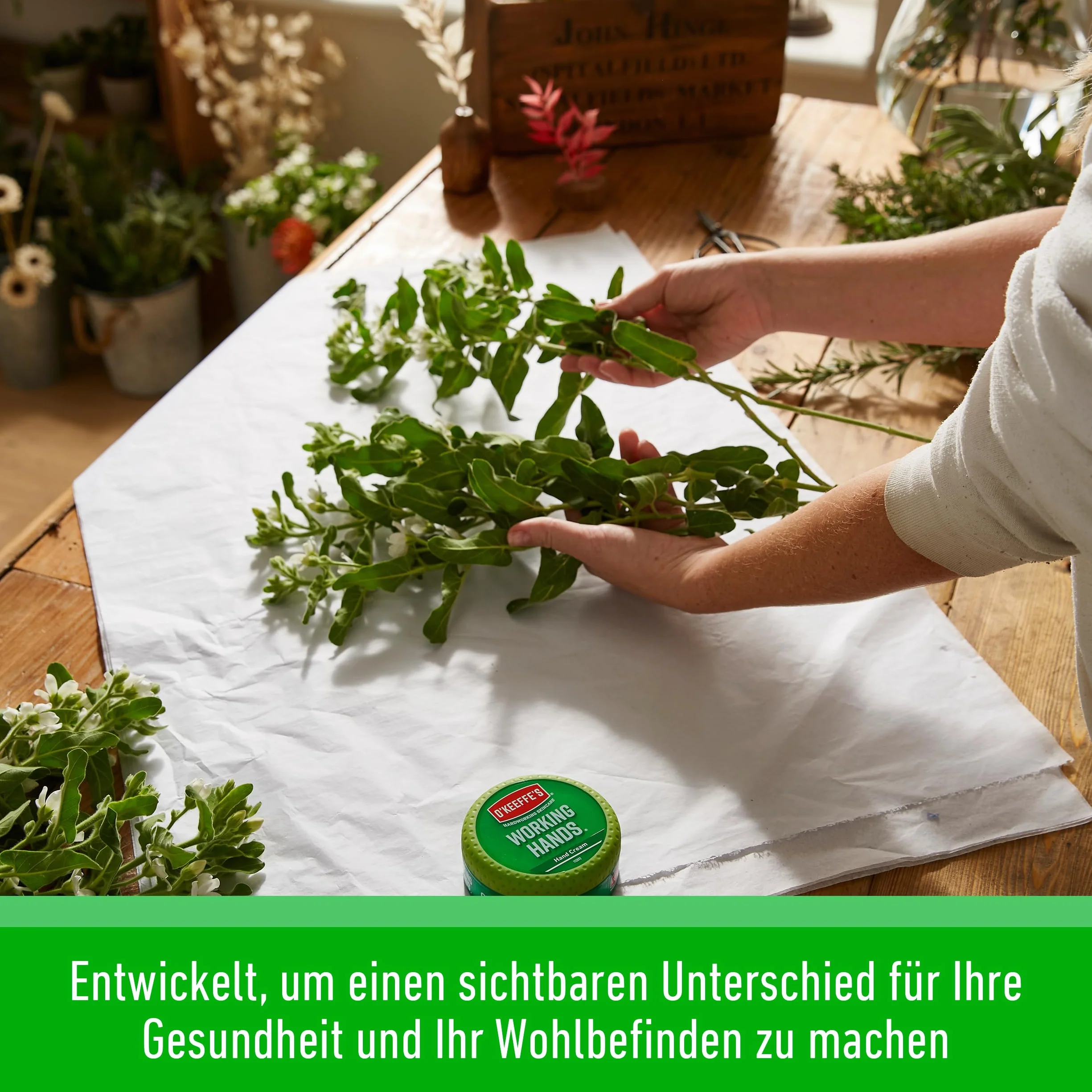 O'Keeffe's Working Hands, 96 g tygiel – krem do rąk do bardzo suchych, popękanych dłoni | natychmiast zwiększa zawartość wilgoci, tworzy warstwę ochronną i zapobiega utracie wilgoci