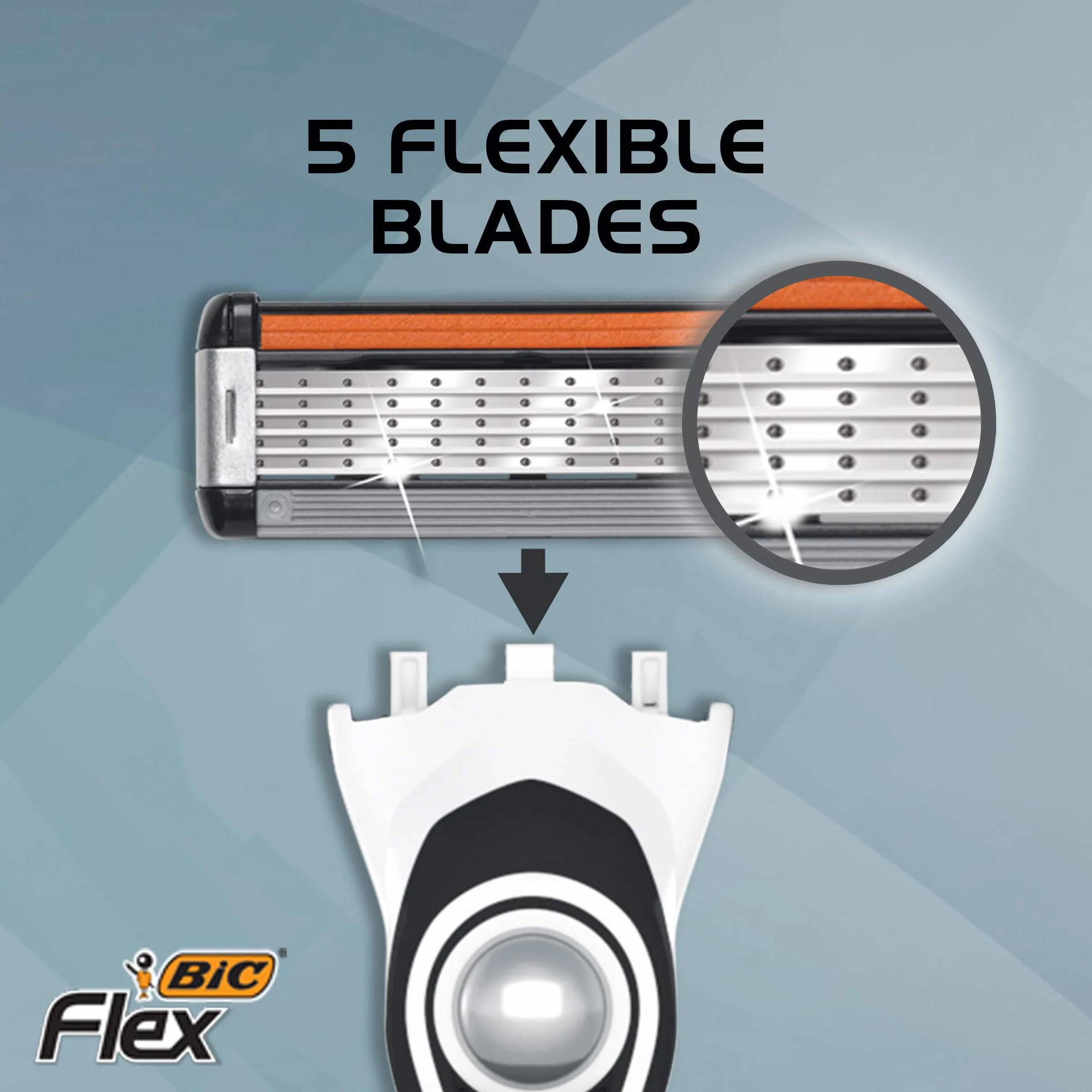 BIC Flex 5 maszynka do golenia hybrydowa, 8 sztuk