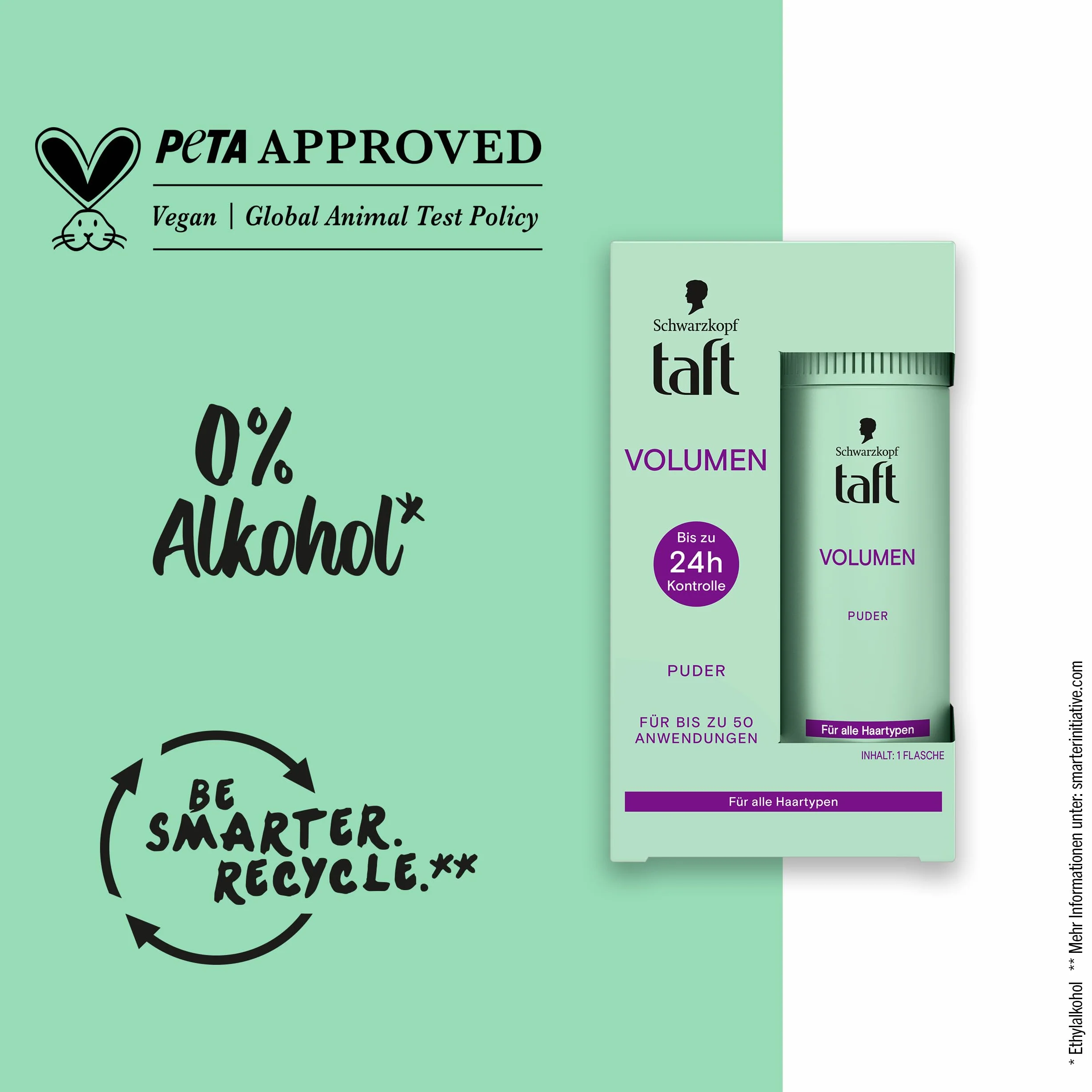 Schwarzkopf TAFT puder do stylizacji włosów objętość 2 x 10 g wegański