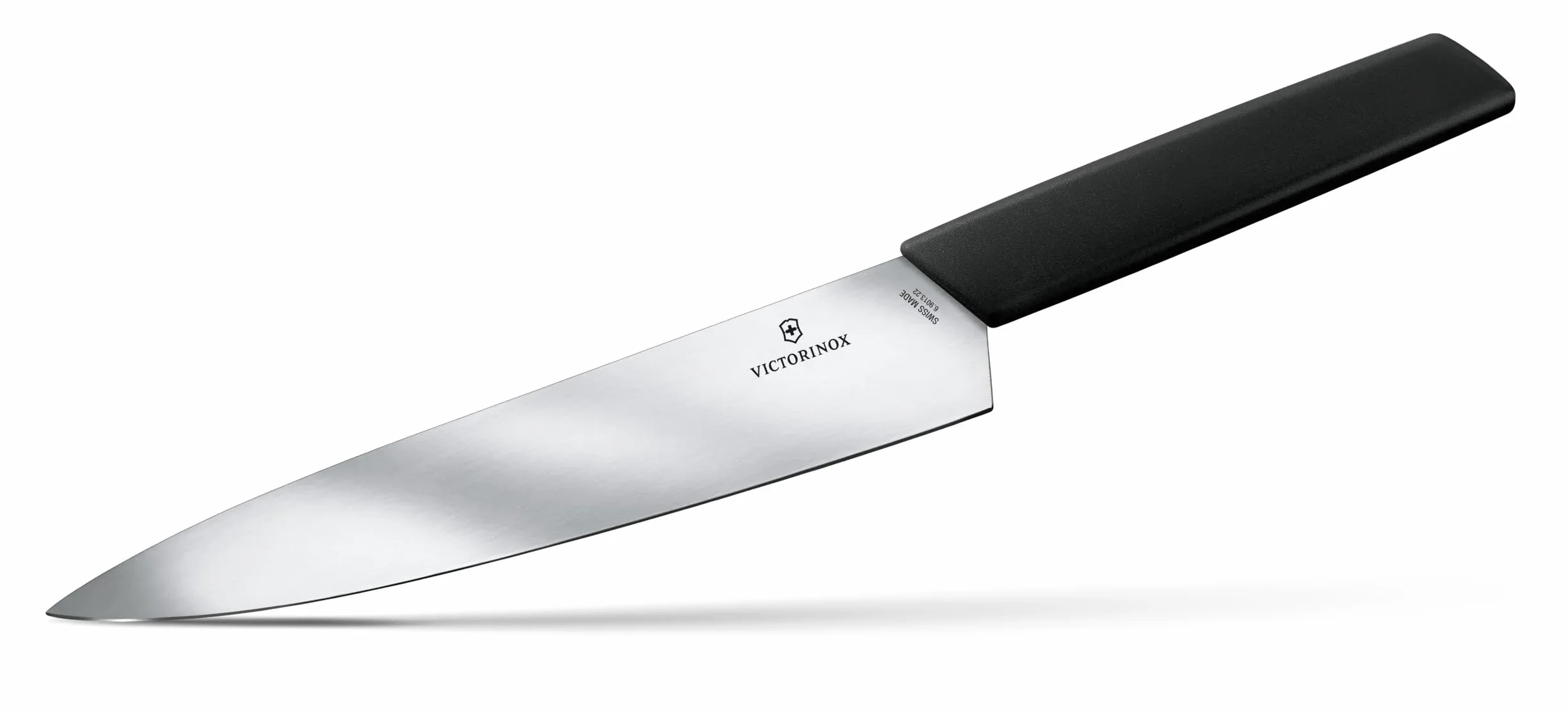 Victorinox Swiss Modern Tranchiermesser mit geradem Schliff, schwarz