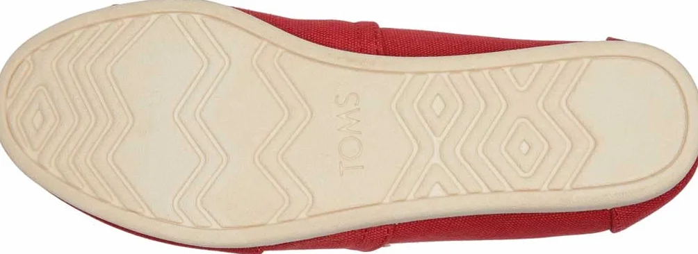 TOMS Damskie buty wsuwane Alpargata, Czerwony, 40 EU
