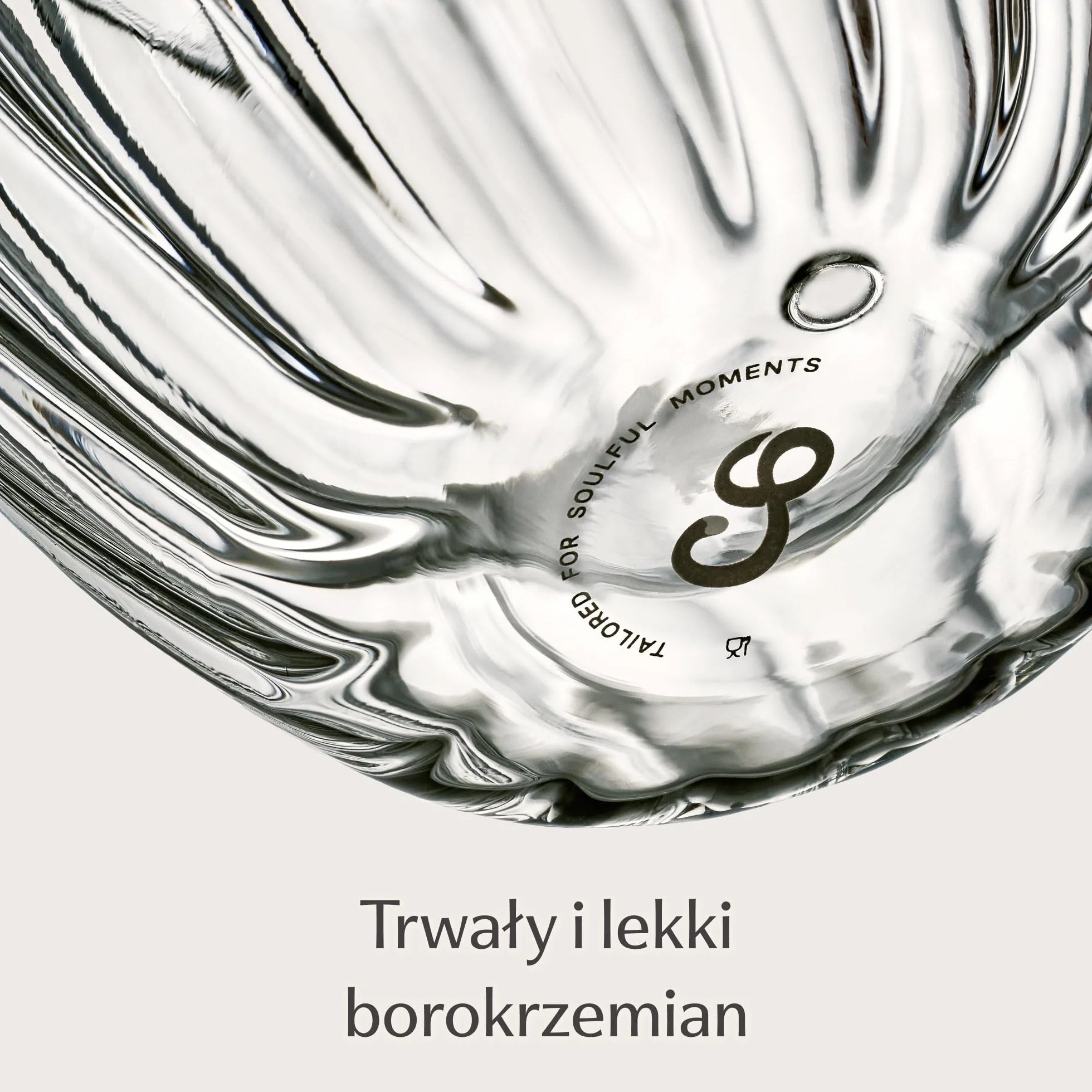 Cosumy Filiżanki do Cappuccino Szklane Dwuścienne - 4szt 230ml - Efekt pływający izolujący ciepło - Żłobkowana konstrukcja - Odporne na ciepło - Można myć w zmywarce
