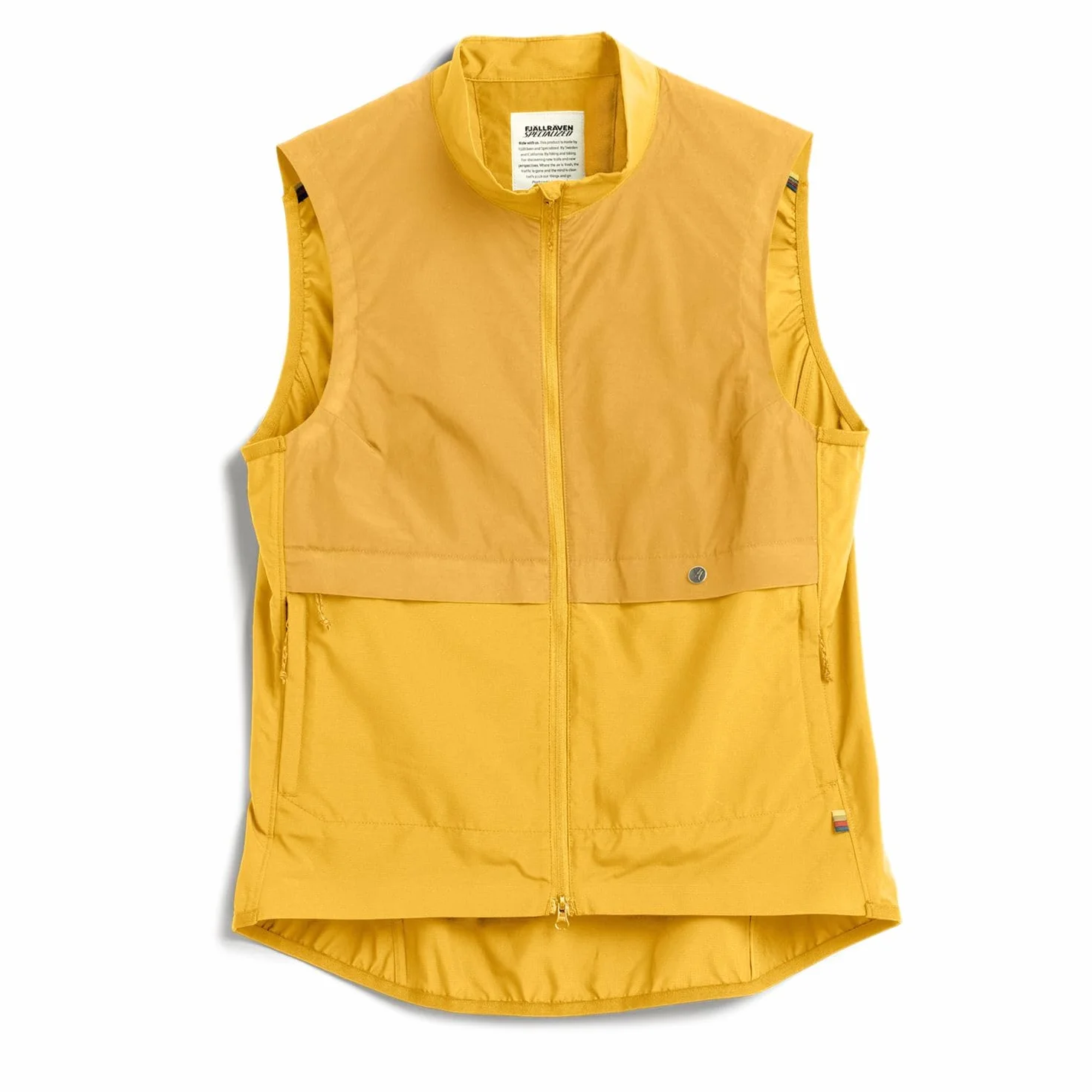 Fjällräven Adventure damska kamizelka outdoorowa, lekka, pakowana, Ochre, L