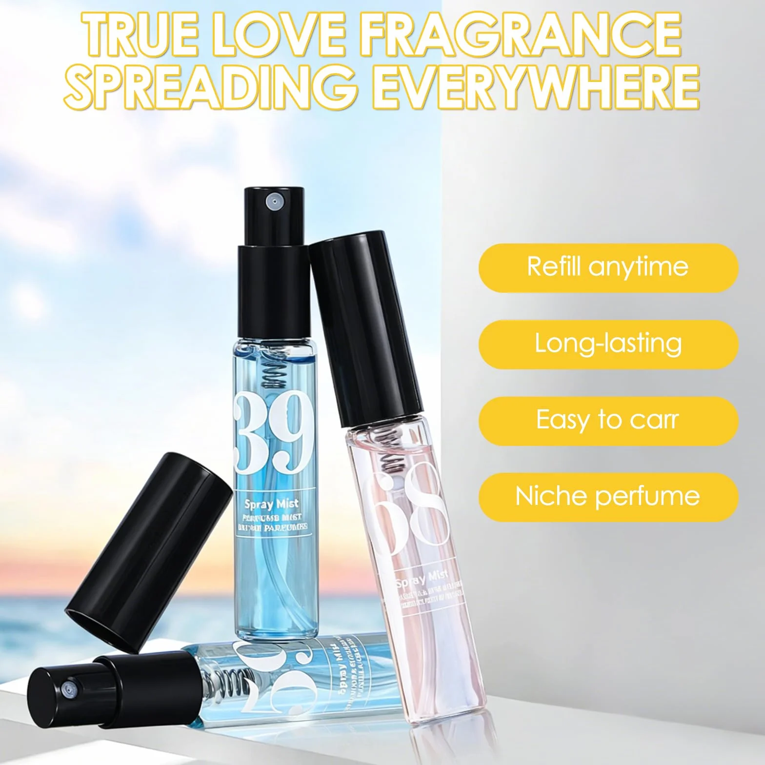 Perfumy do ciała w sprayu dla kobiet, zestaw Cheirosa 10 x 5 ml, różne zapachy, format podróżny
