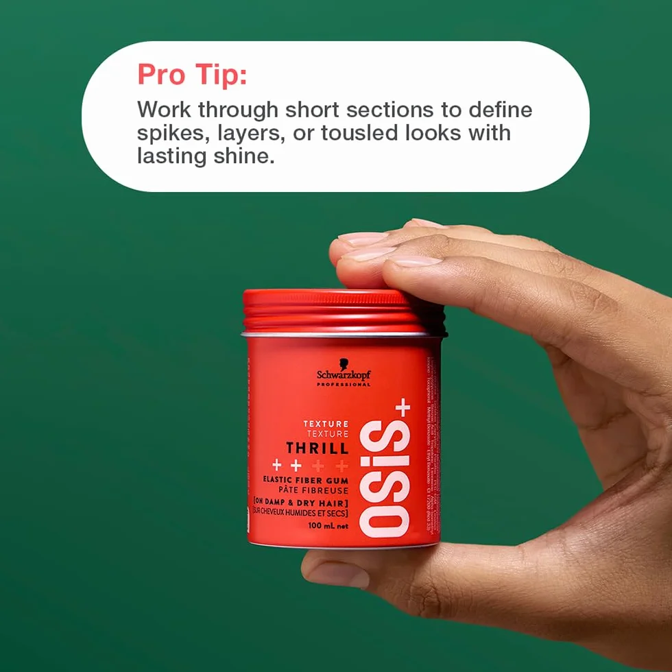 SCHWARZKOPF PROFESSIONAL Osis+ Texture Thrill Elastic Fiber Gum 100 ml