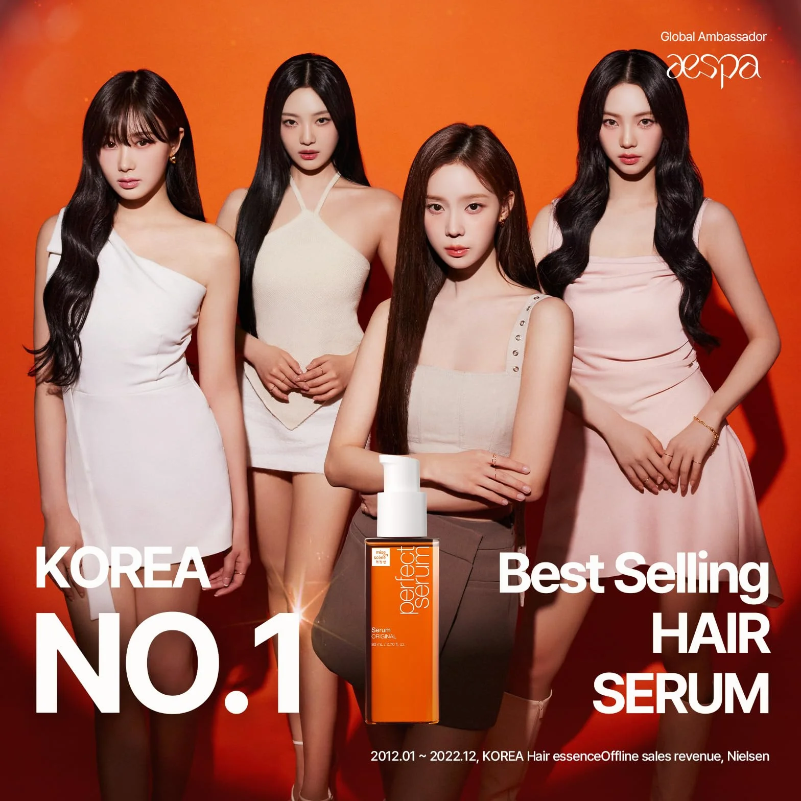Korean Hair Care Hair Mise En Scene Perfect Serum Original Oil, 80 ml