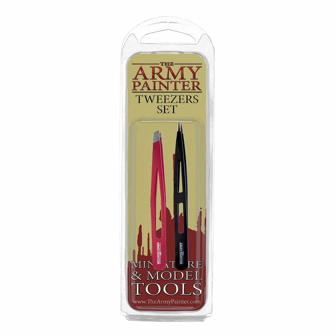 The Army Painter Precyzyjne Pęsety Rzemieślnicze 95mm Płaska Końcówka 103mm Ostra Końcówka