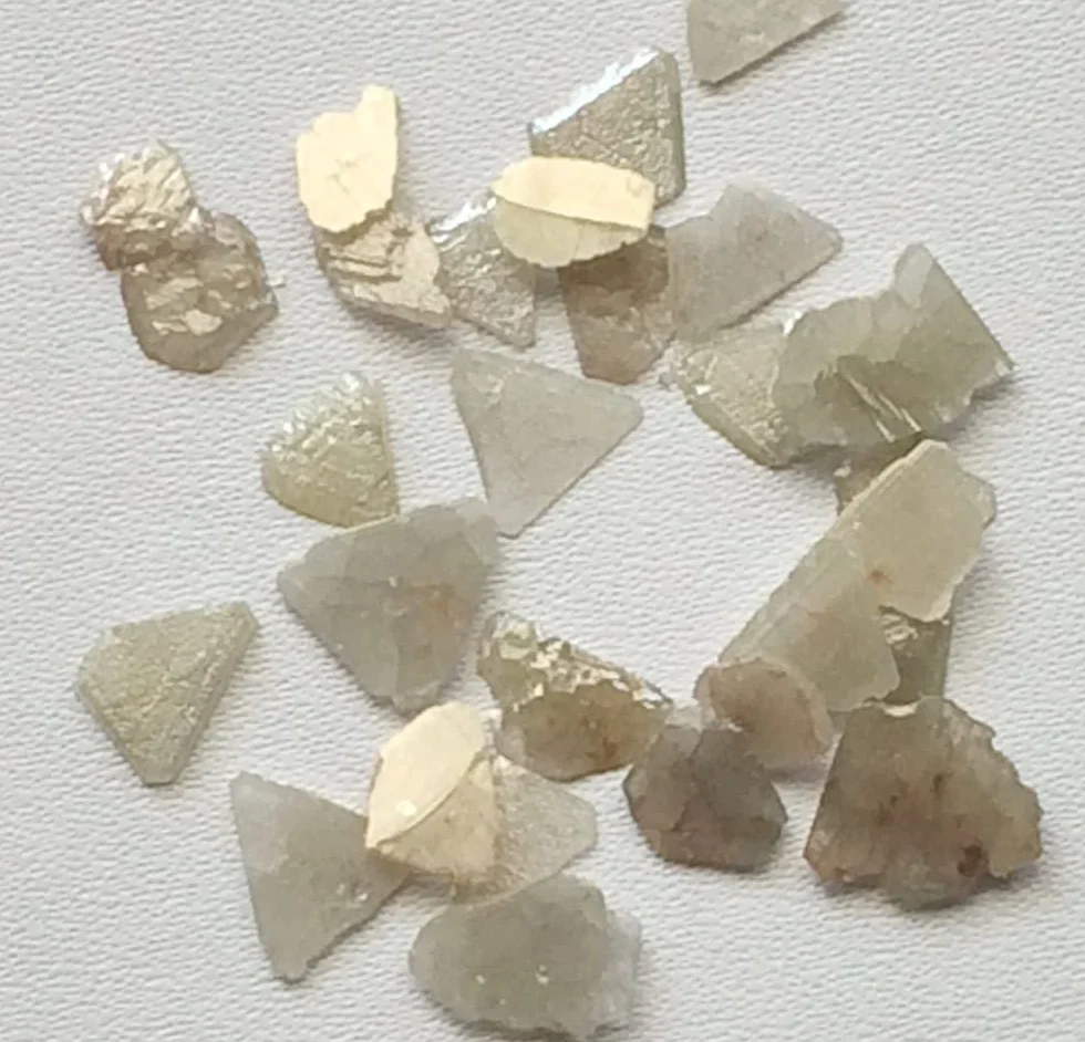 5-6 mm Biały diament, białe nieoszlifowane plastry diamentu, biały naturalny nieoszlifowany diament, surowe, nieoszlifowane plastry diamentu na biżuterię (opcje od 1 CT do 5 CT), 5-6 MM