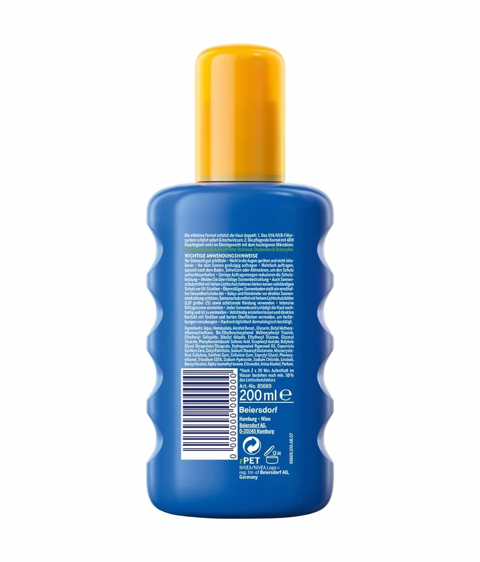 Nivea SUN Protect & Moisture Sun Filtr Przeciwsłoneczny 200 ml