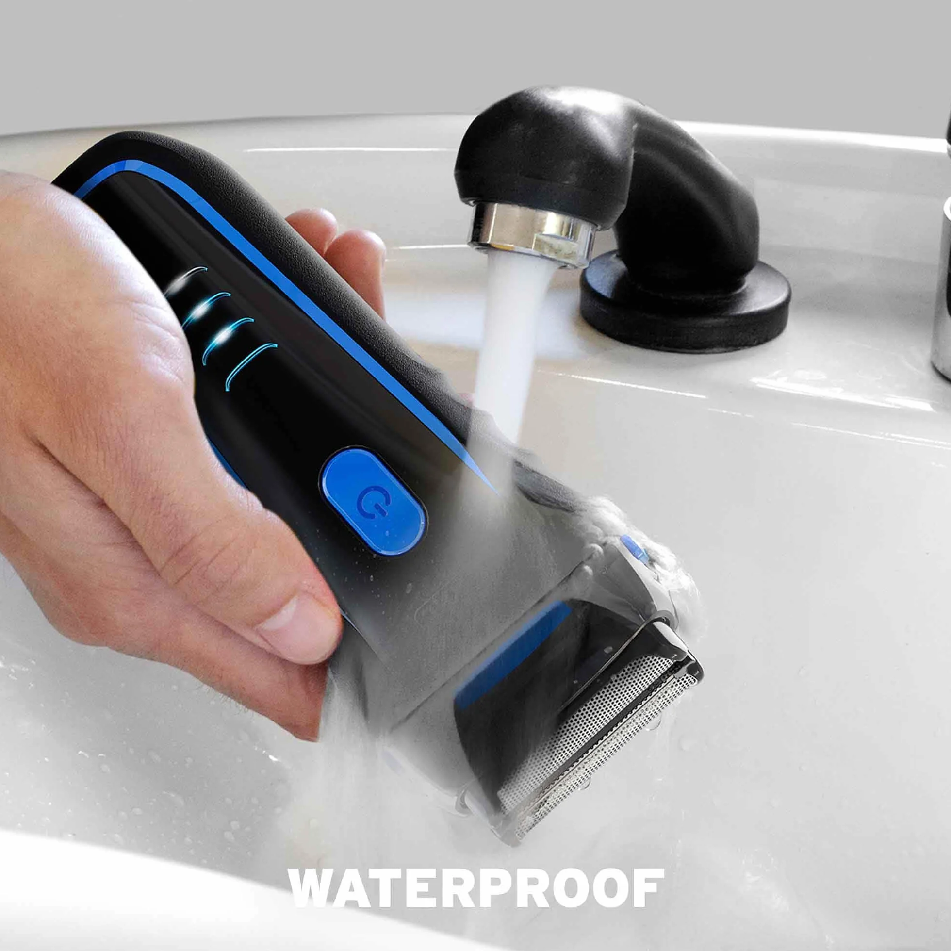 Wahl Clean and Close golarka męska elektryczna do brody twarzy Flex folia wodoodporna LED