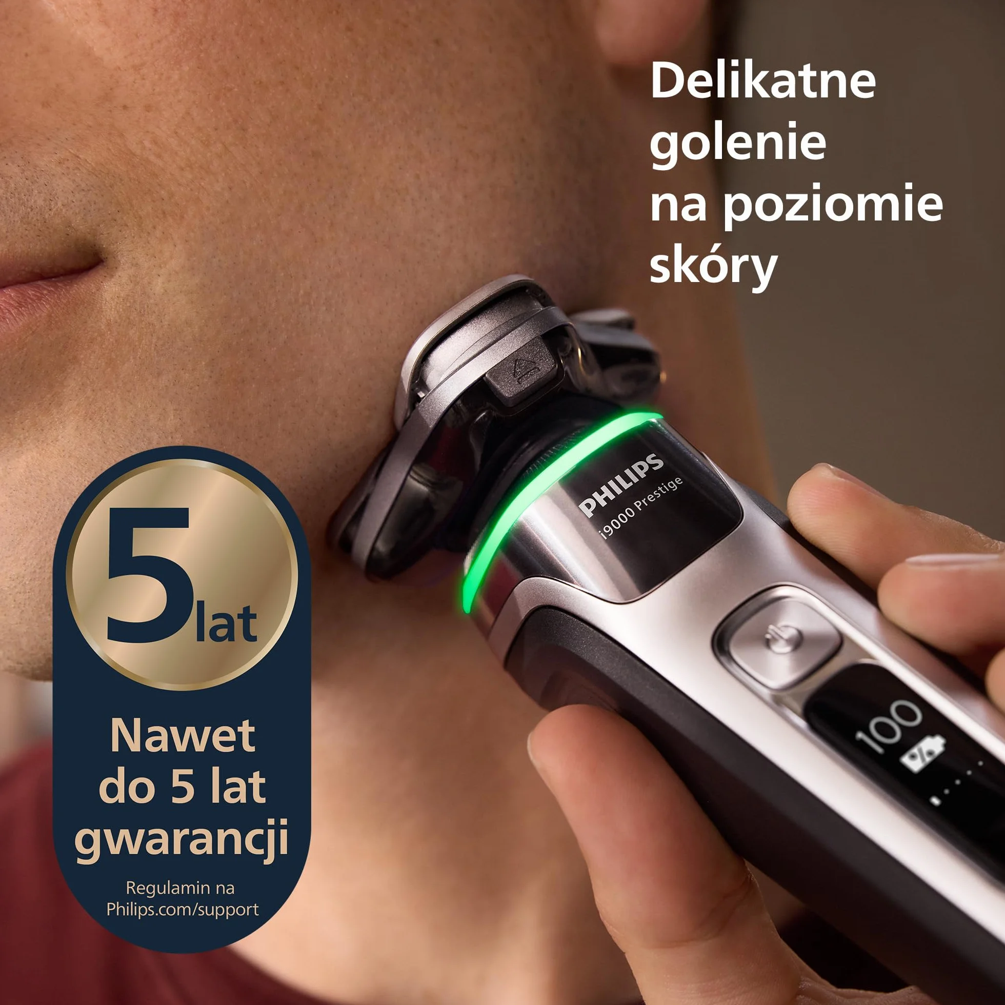 Philips Shaver i9000 Prestige golarka elektryczna Skin IQ Triple Lift Cut SteelPrecision 360º XP9205/30