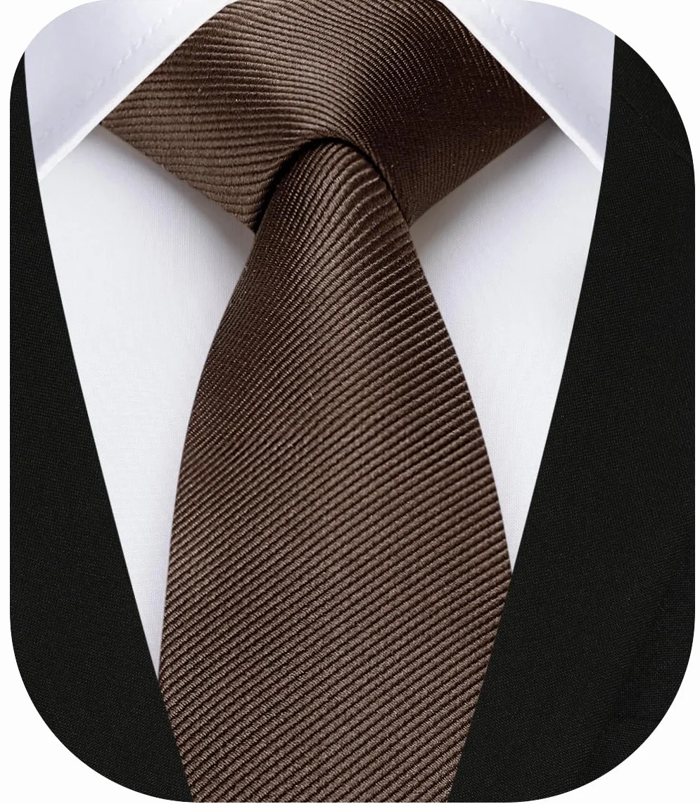 Enlision Wąski krawat 4 cm jednolity kolor wąskie krawaty dla mężczyzn ślub klasyczny formalny krawat biznesowy (4 cm) - wiele kolorów
