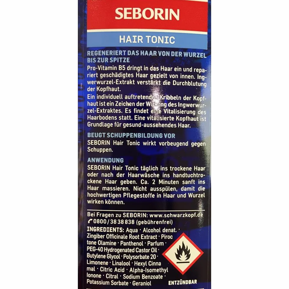SEBORIN aktywny tonik do włosów, 300 ml