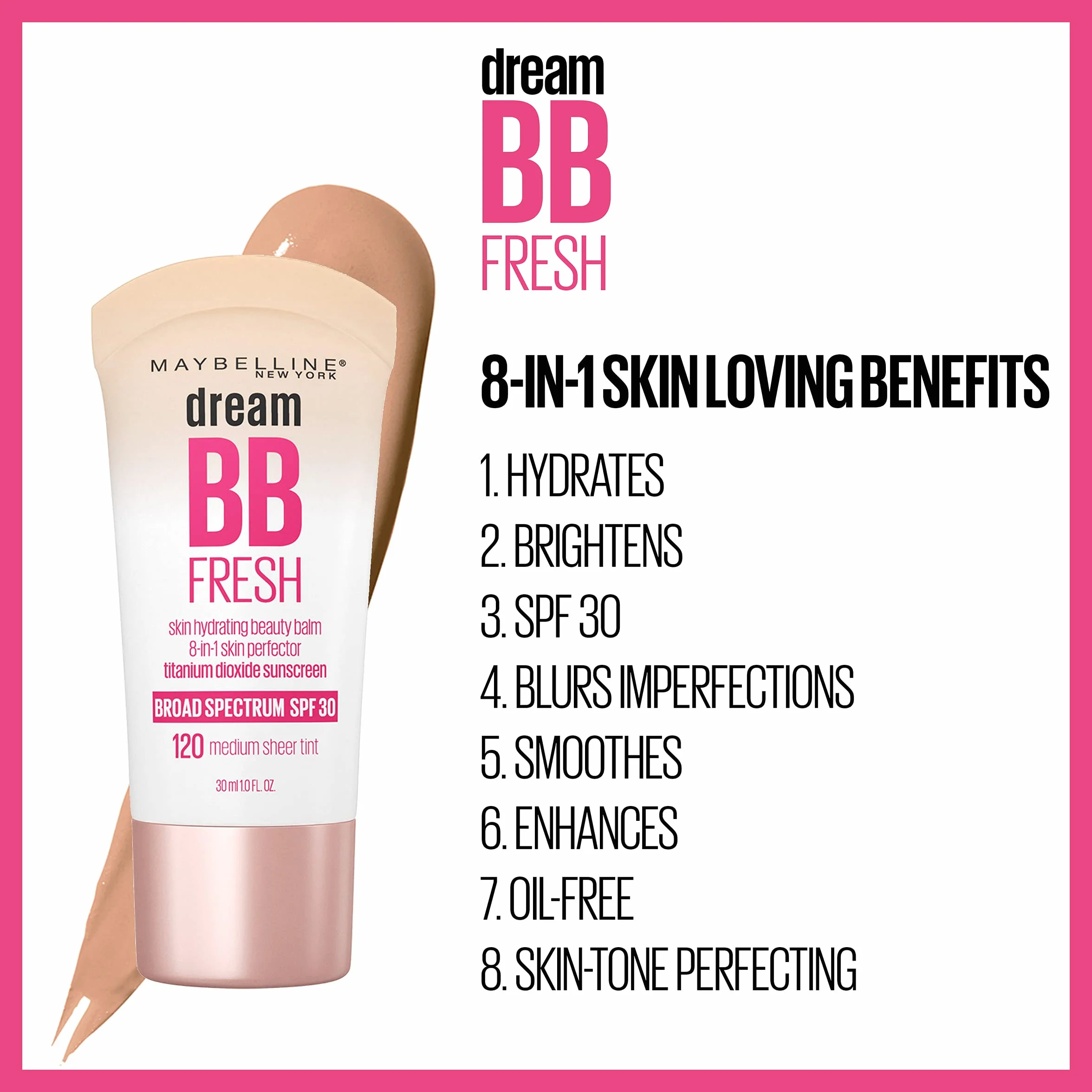 MAYBELLINE Dream Fresh BB Cream Light/Medium 110