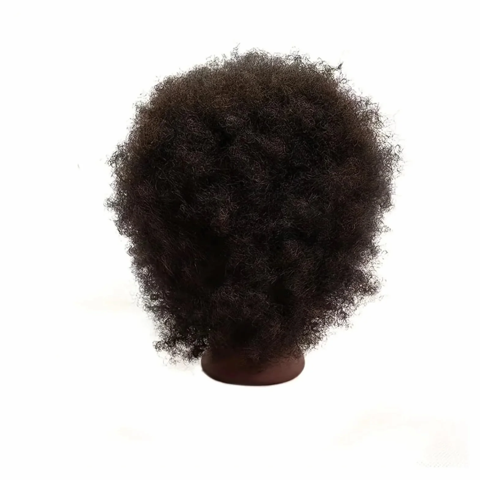 African mannequin head curly hair with display stand practice braiding hair styling