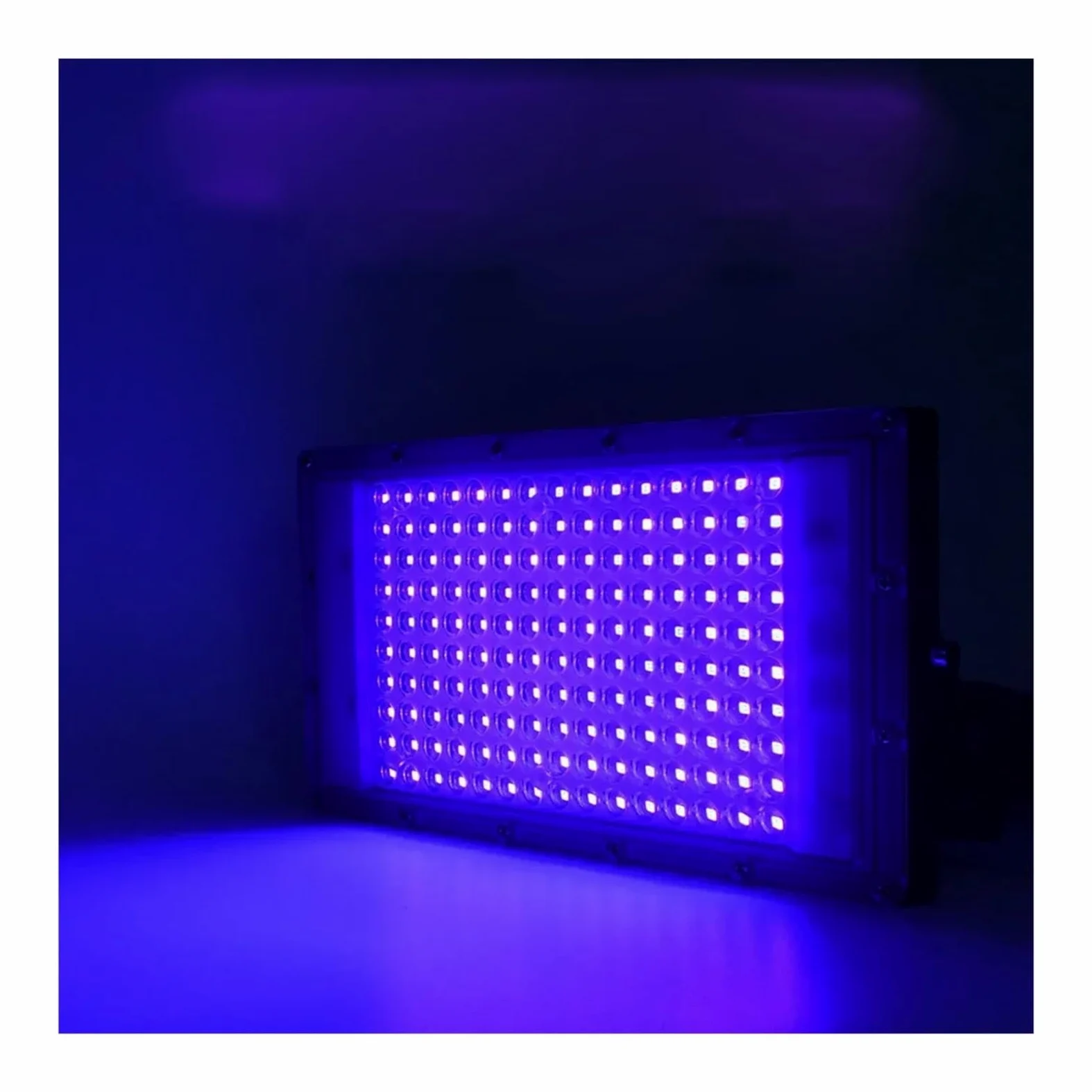 100W 300W LED Blacklight 365nm 395nm 405nm Lampa utwardzająca UV Lampa utwardzająca klej bezcieniowy Zielony olej Żywica Obudowa do utwardzania DIY(395nm,300W)