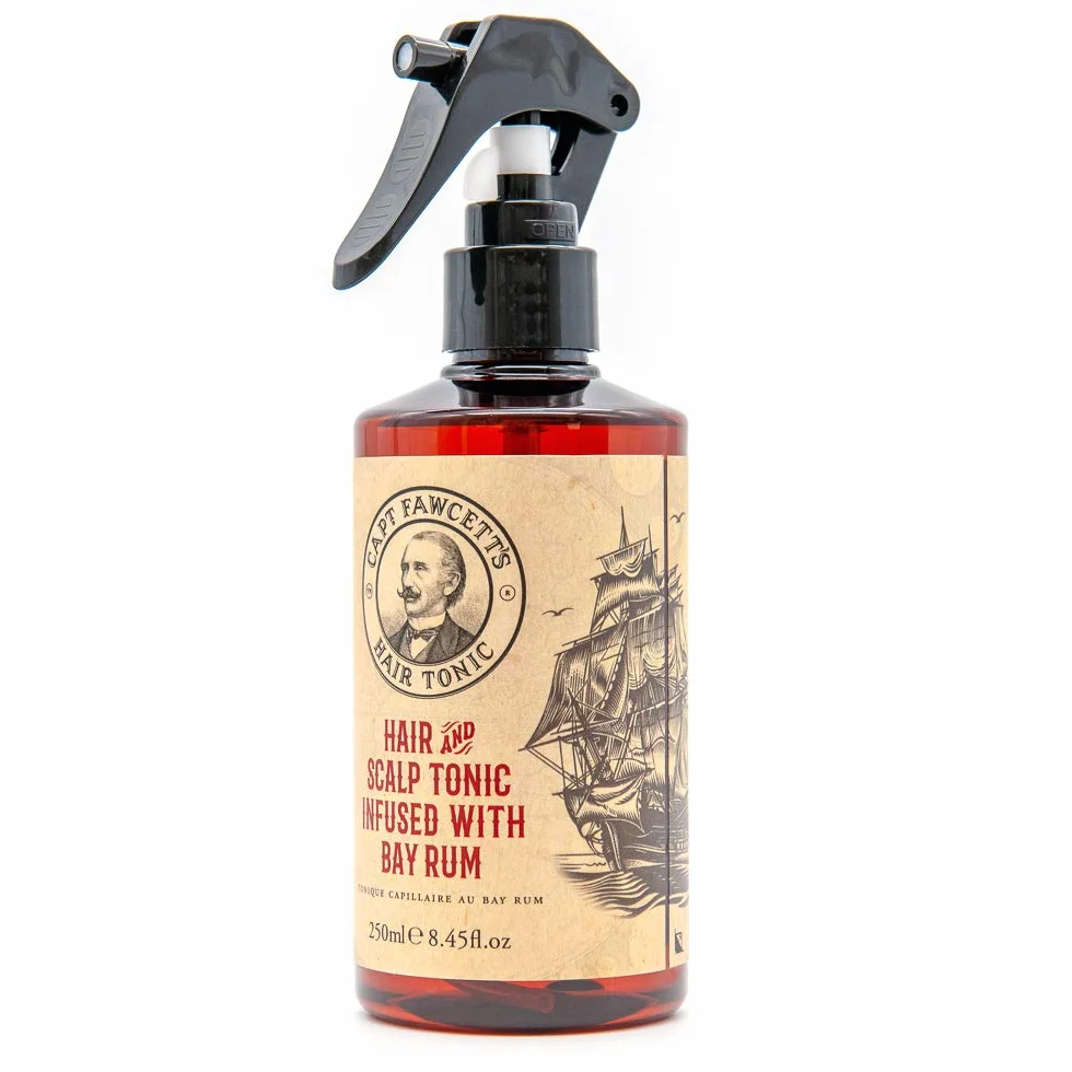 Captain Fawcett's Hair Tonic Tonik do włosów Bay Rum Sea Salt Spray 200 ml