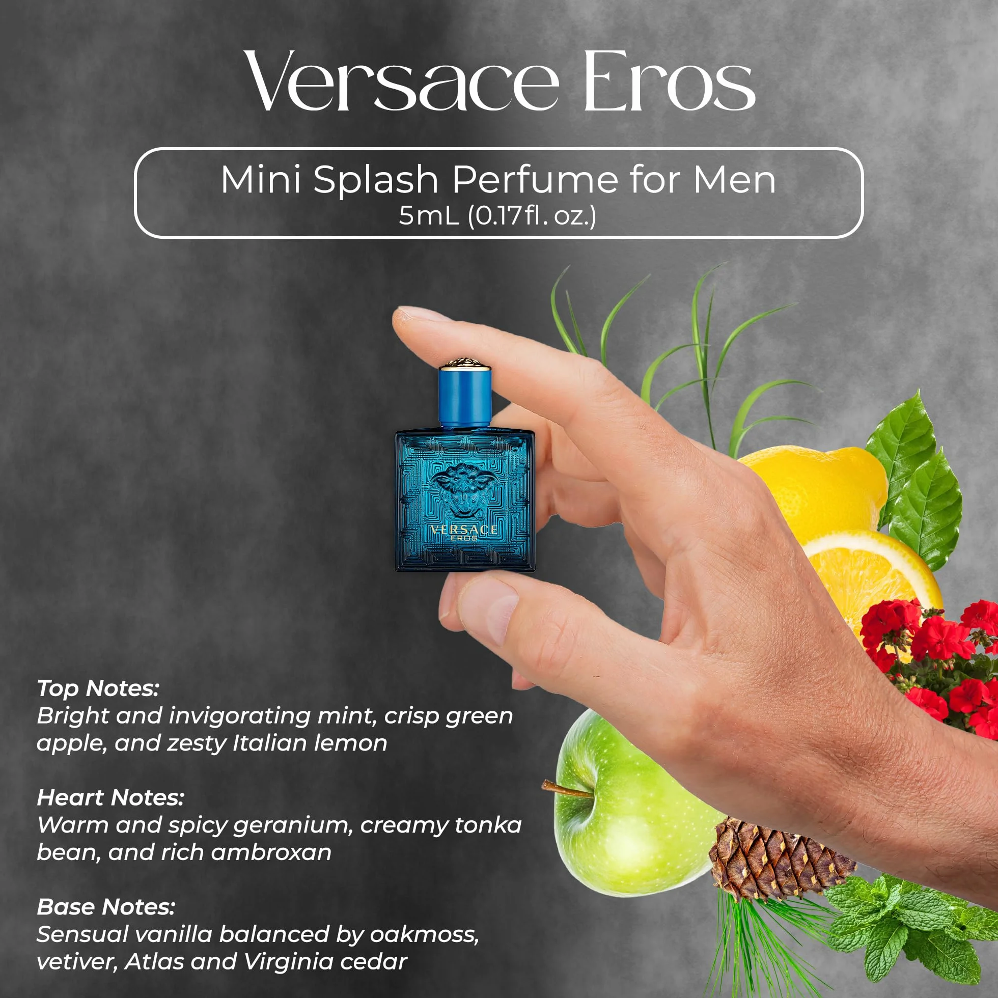 Versace Pour Homme miniaturowe zapachy, dla mężczyzn, 4 x 5 ml