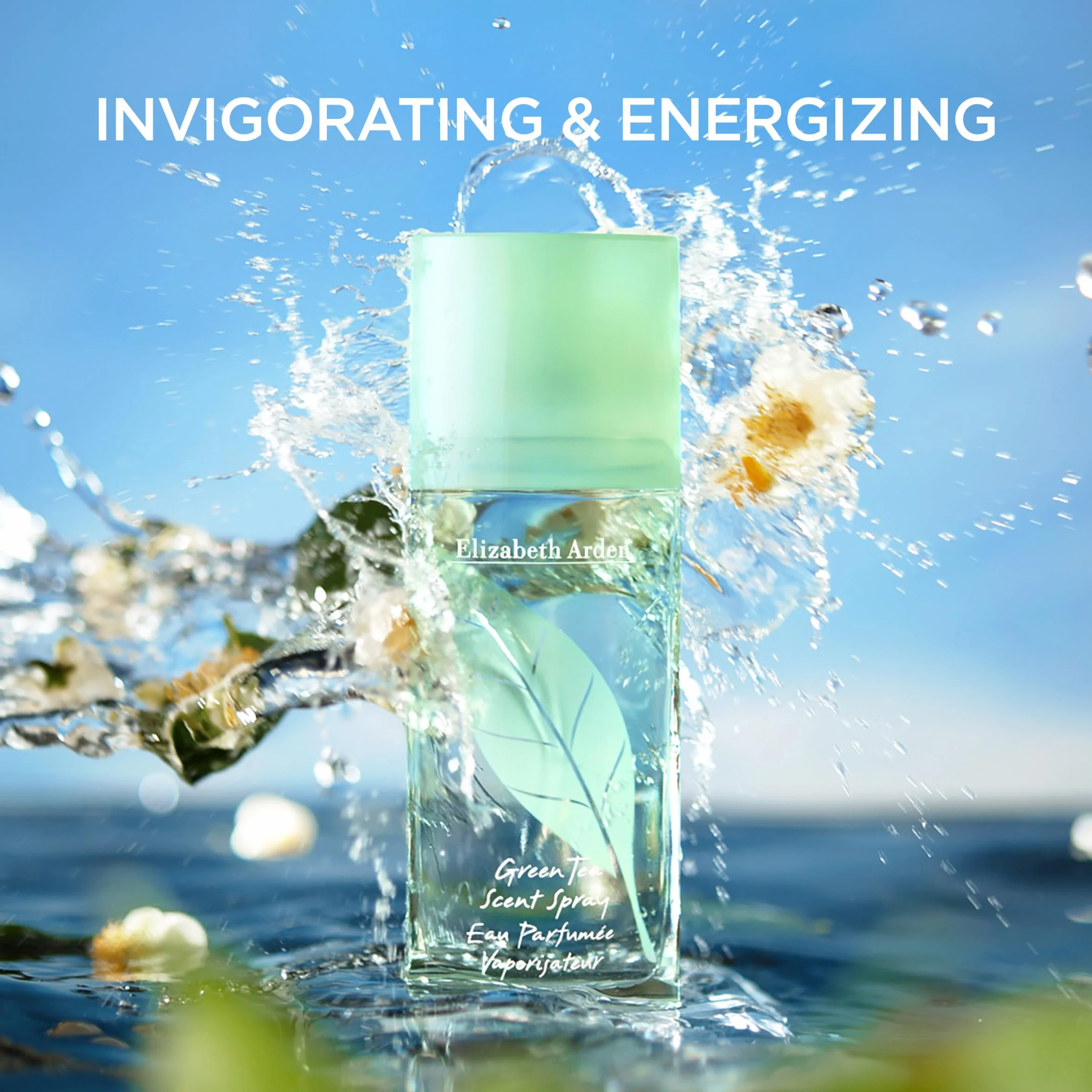 Elizabeth Arden - Green Tea, Eau de Parfum, perfumy z naturalnymi esencjami, takimi jak zielona herbata i bergamotka, orzeźwiający, kwiatowy i cytrusowy zapach, pobudzają zmysły, ożywia