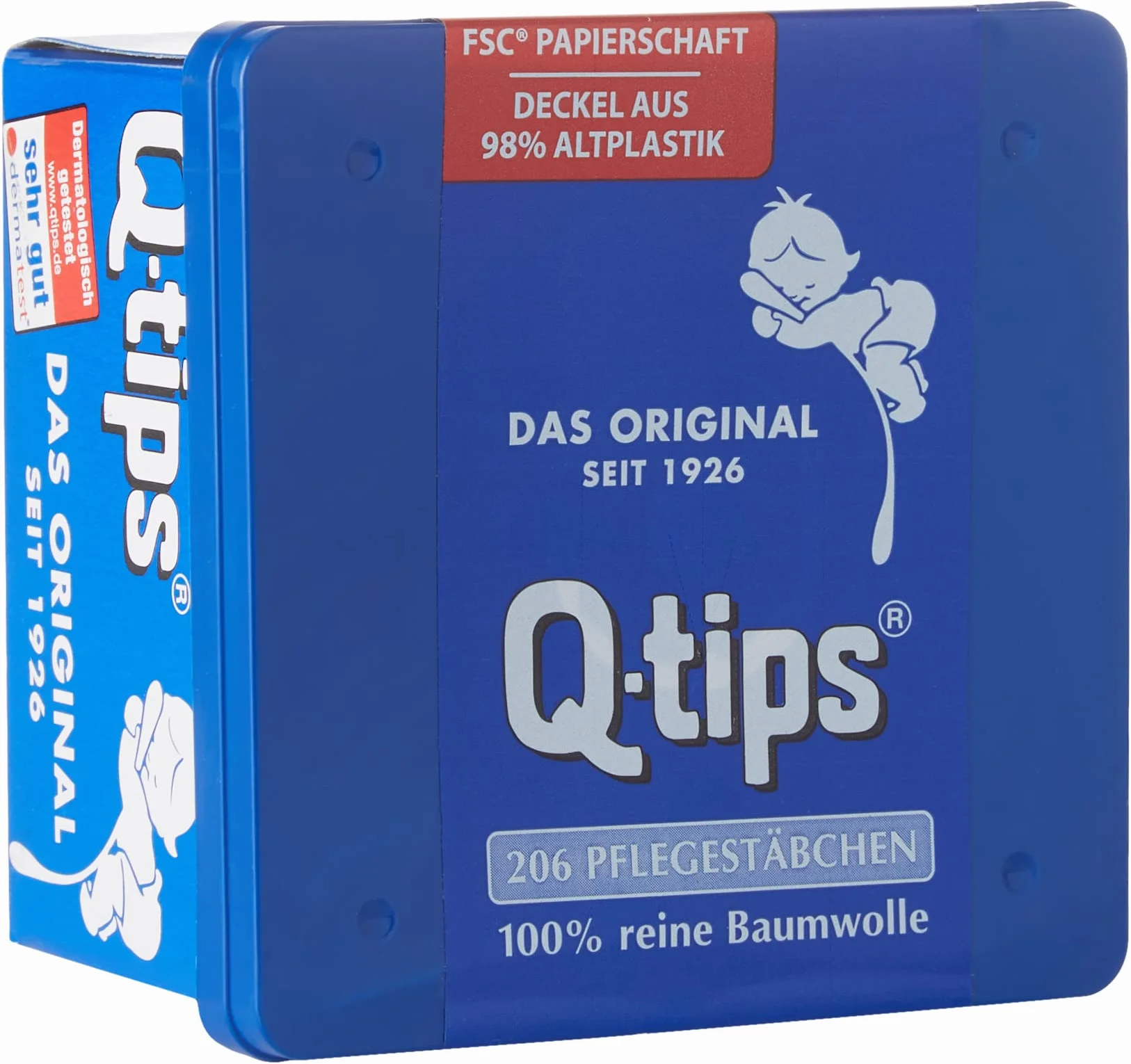 Q-tips Patyczki pielęgnacyjne, 206 sztuk