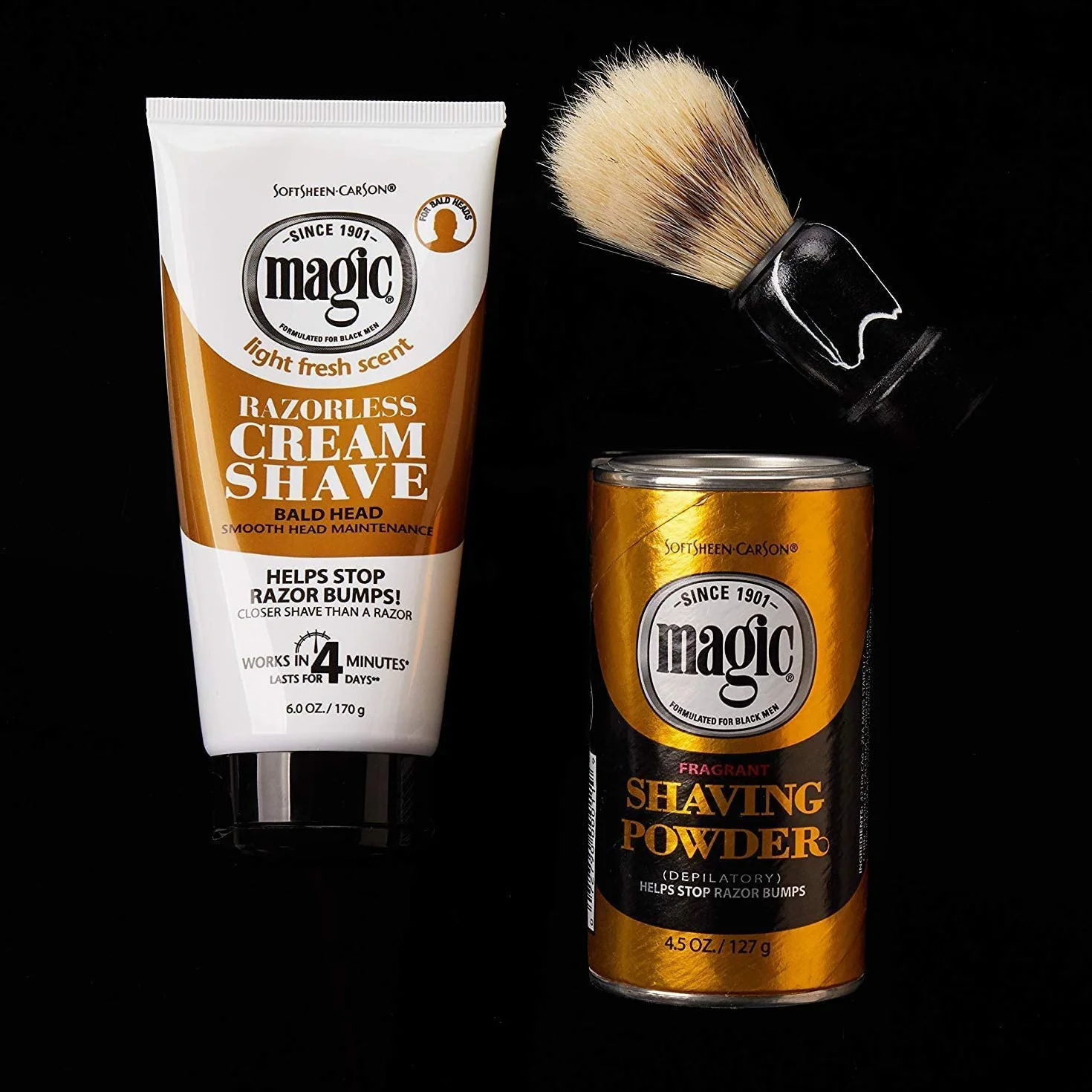 Magic Gold-Shaving Powder puder do golenia 133 ml 6 szt.