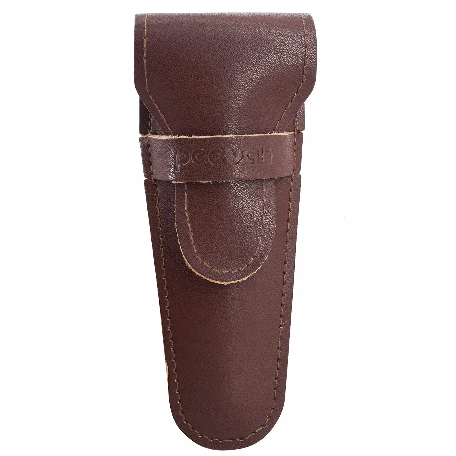 Oryginalna skórzana osłona ochronna na brzytwę ze skóry / Travel Case for Any Safety Razors - Brown Razor Case Keeps Your Double Edge Razor Blade Safe..., brązowy, modny;