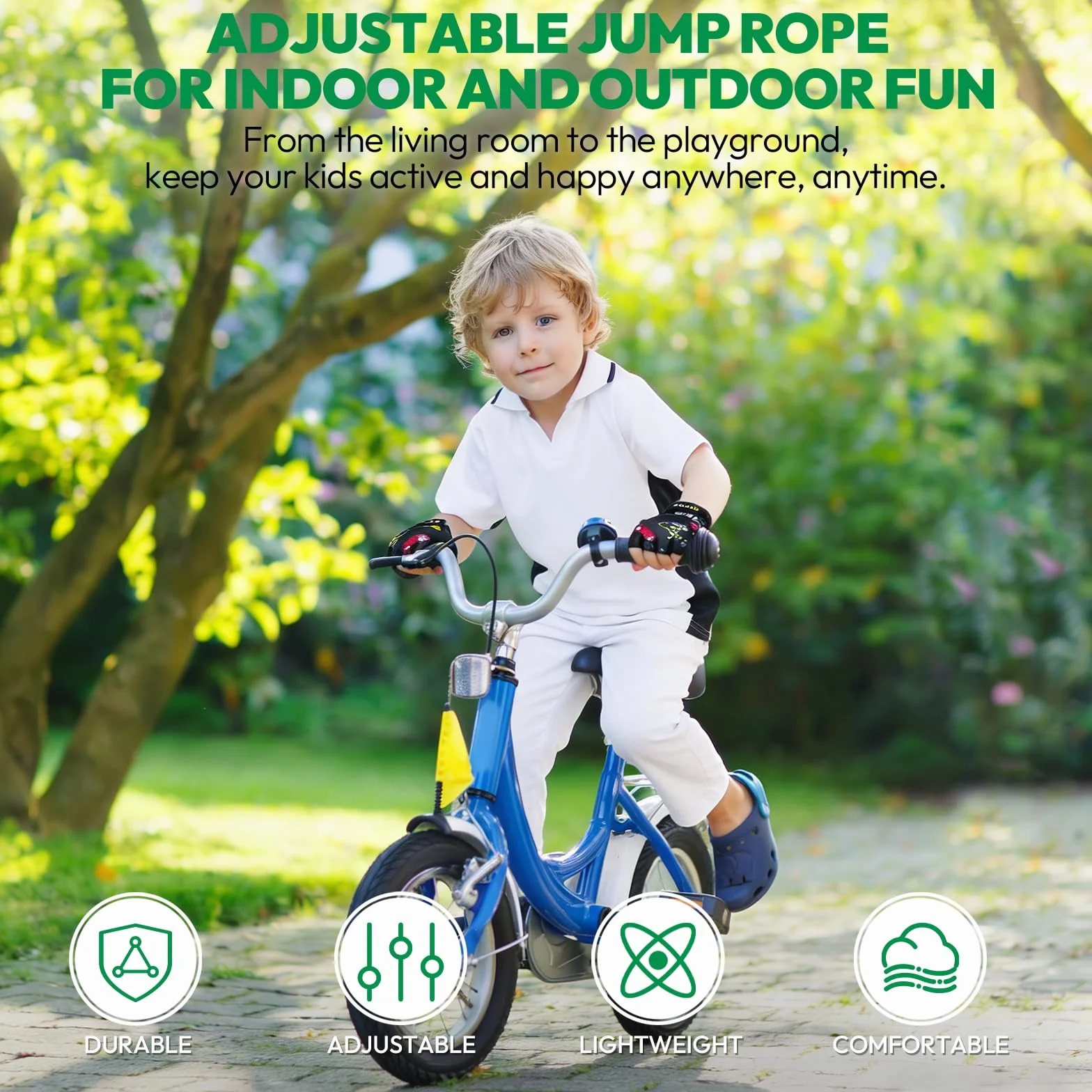 KONVINIT Rękawiczki rowerowe, dziecięce, chłopięce, dziewczęce, rowerowe, antypoślizgowe, letnie rękawiczki BMX 2–10 lat, na wrotki, rower szosowy, rower górski
