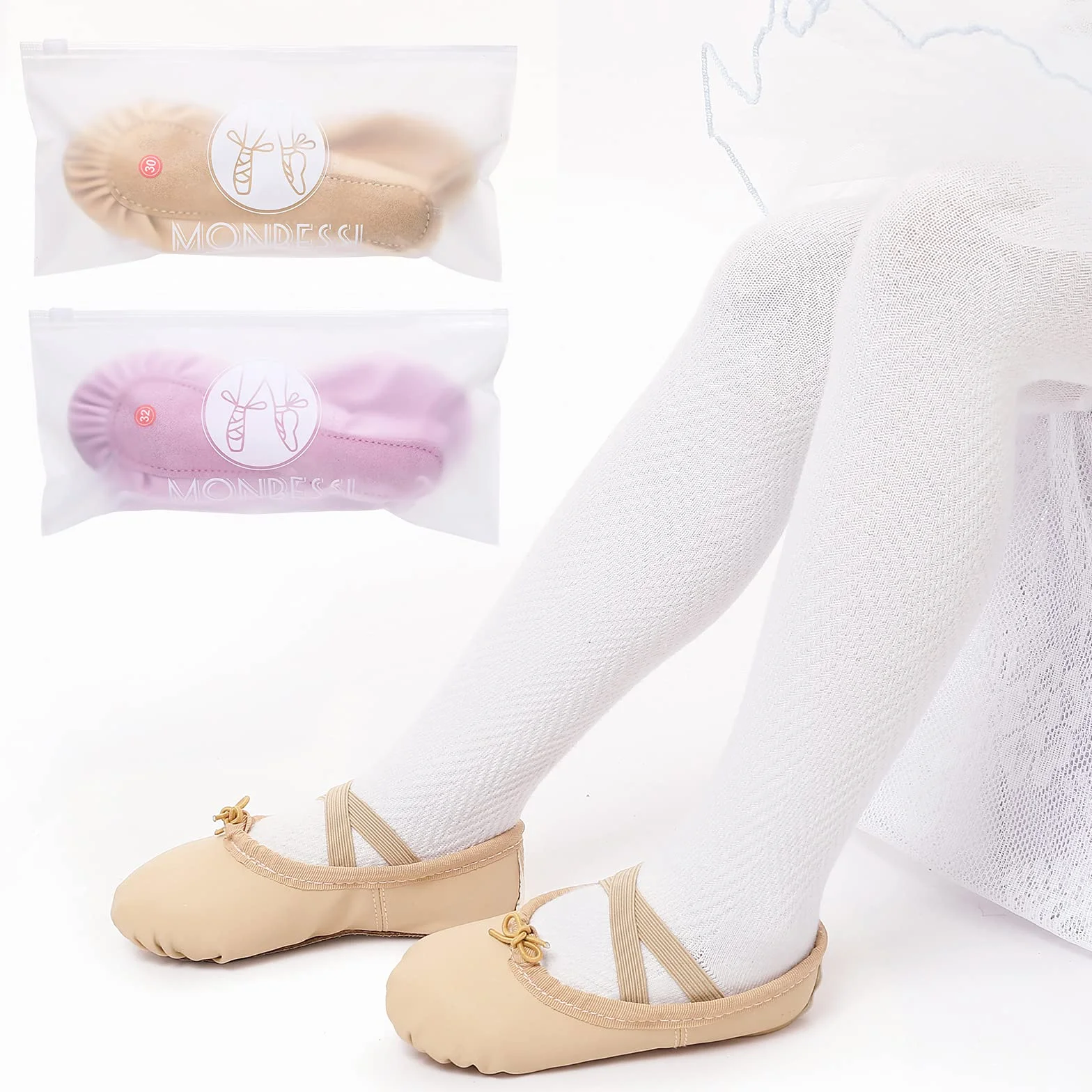 Klasyczne buty do tańca ze skóry PU i bawełny, buty baletowe, dla dziewczynek, kobiet, dla dziewczynek i kobiet