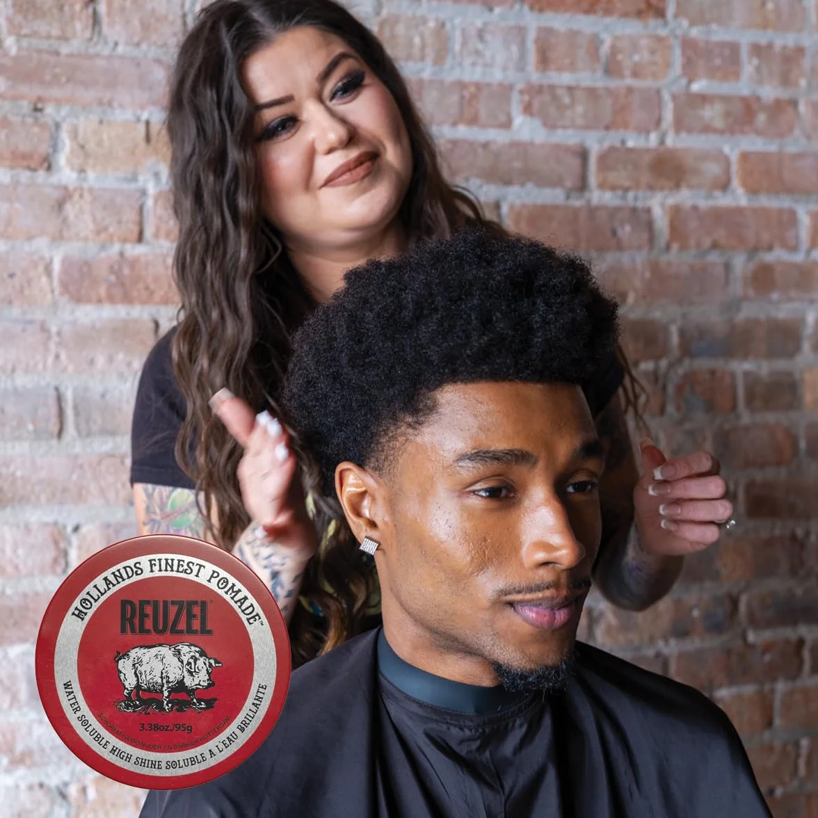 Reuzel Red Water Soluble High Sheen Pomade, 113 g