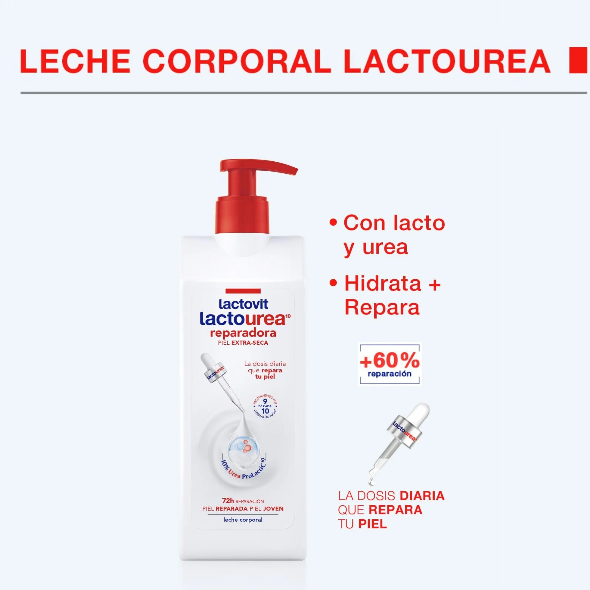 Lactovit - Laktomocznik regenerujący mleko do ciała z białkiem wapniowym, do suchej i ekstra suchej skóry - 400 ml