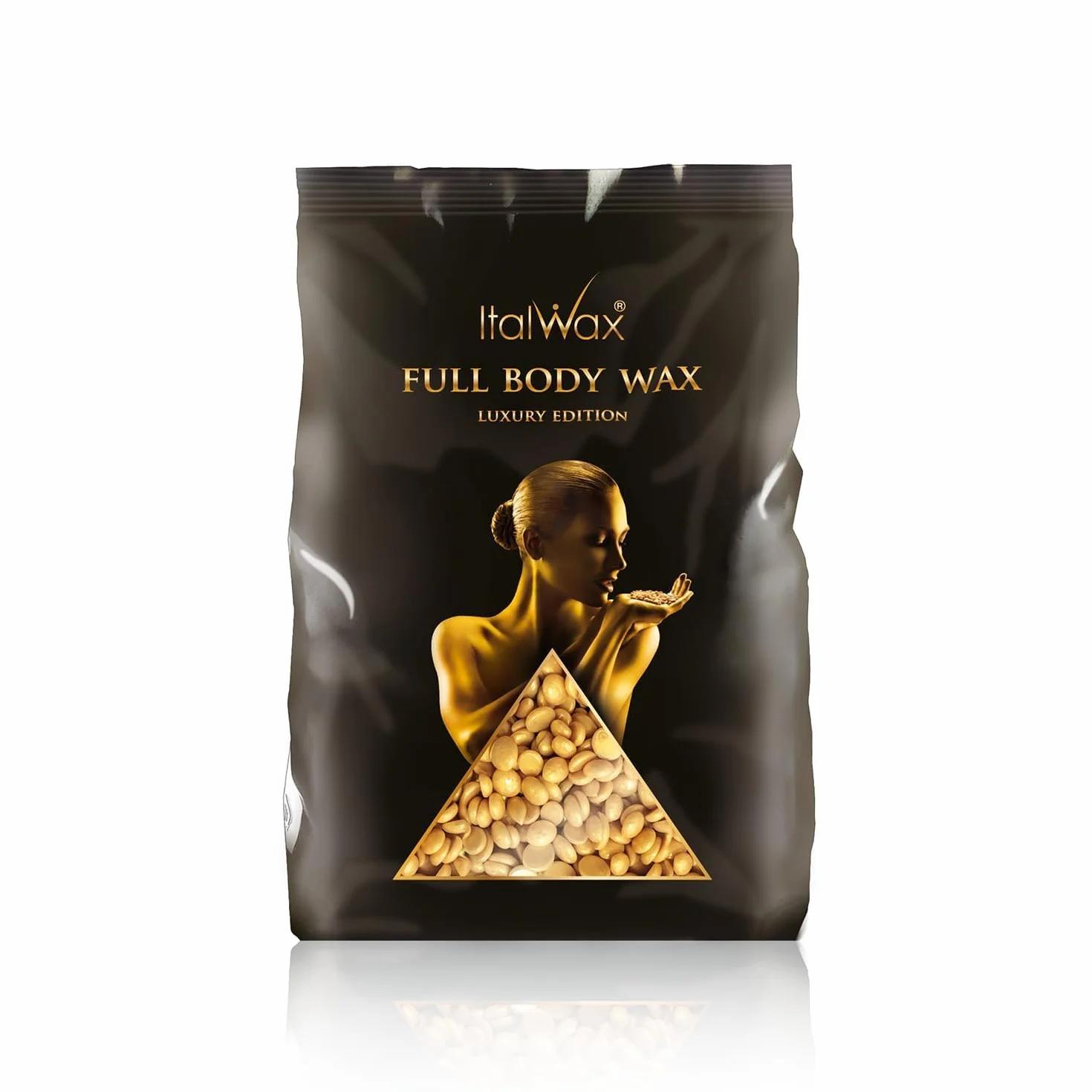 Italwax Luxury Full Body – 1 kg – perły woskowe do depilacji – syntetyczna formuła idealna do skóry wrażliwej – do całego ciała
