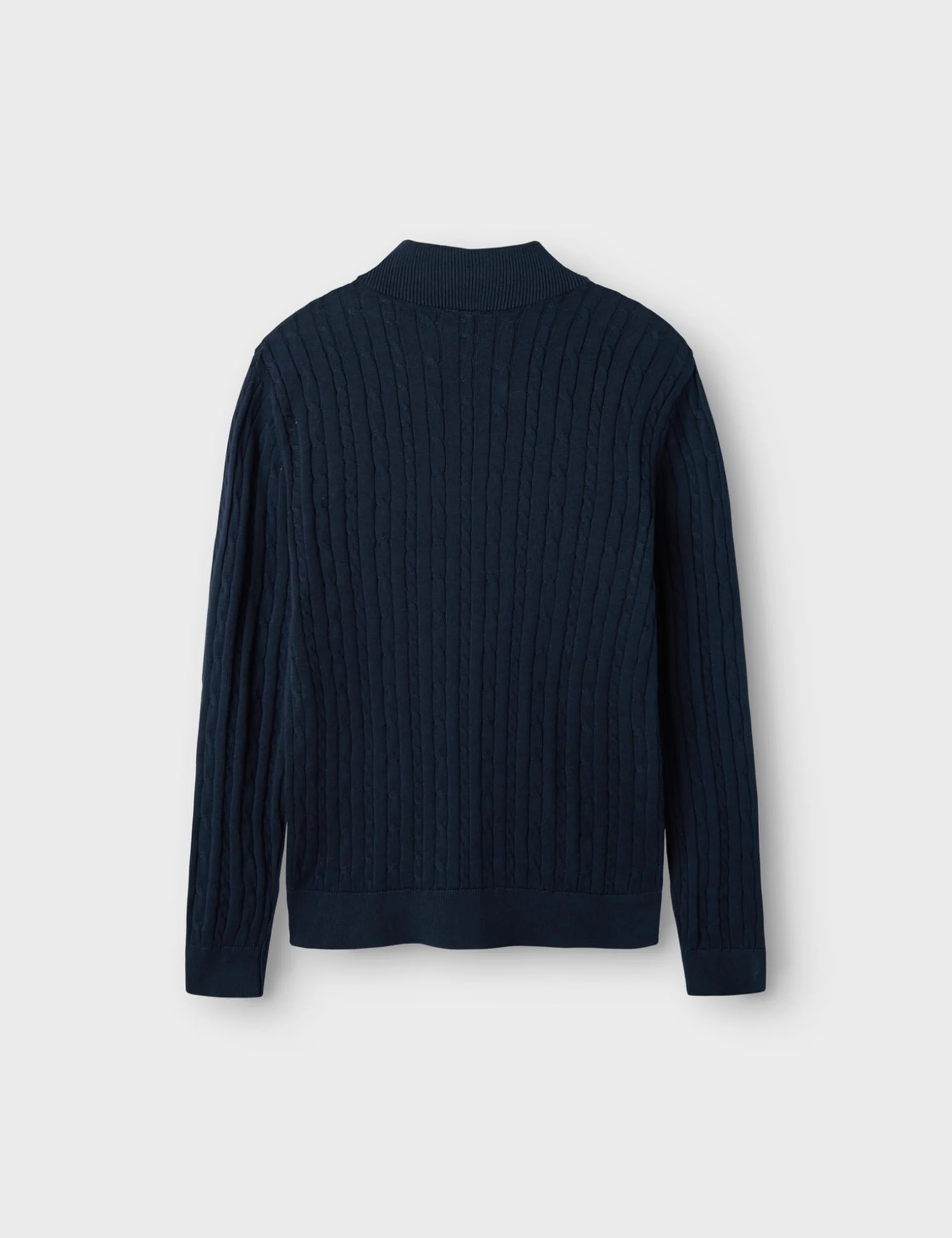 Nlmhabel Ls Half Zip S Knit, Dark Sapphire, 146-152