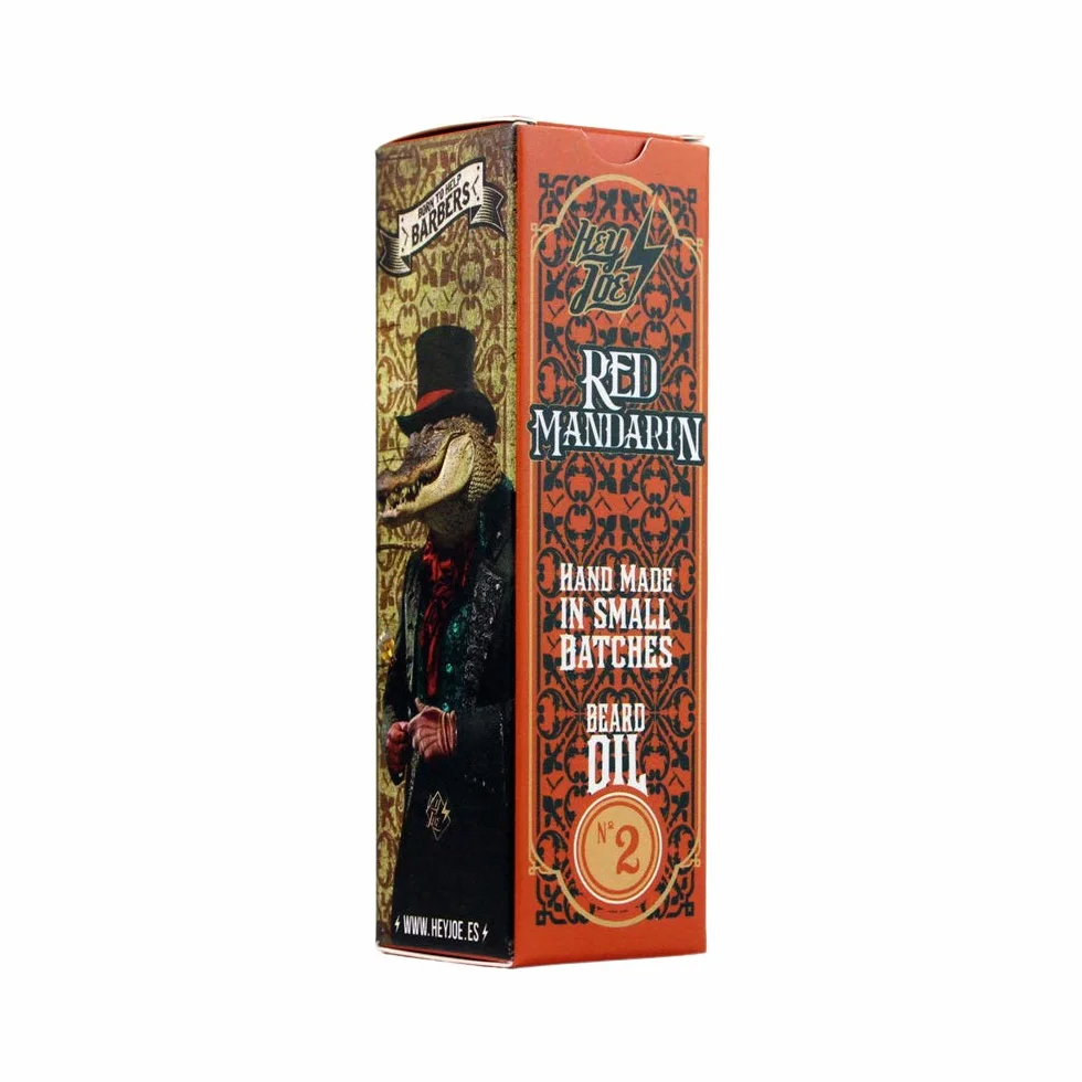 HEY JOE! Beard Oil nr 2 Red Mandarynka 30 ml Naturalny olejek do brody