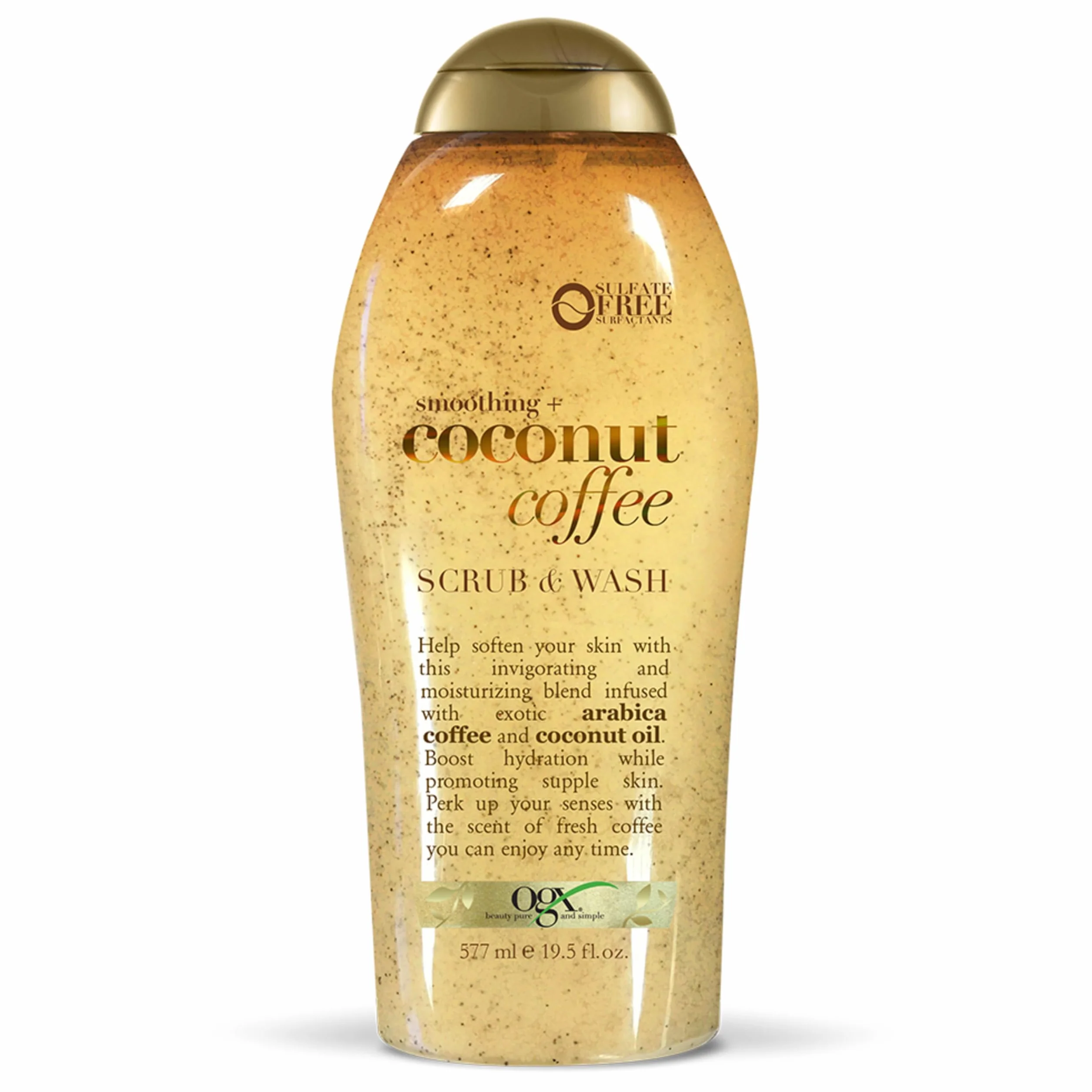 OGX Peeling kawowy i myjka kokos 19,5 l Oz