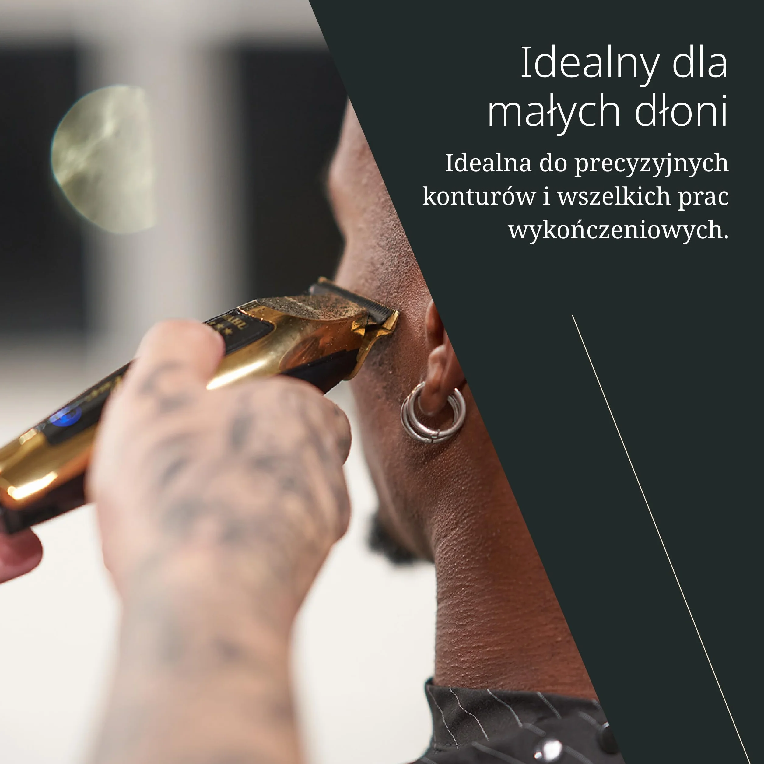 Wahl Gold Cordless Detailer Li - Emerless Wejście - z wyjątkowo szerokiem Cutuje więcej włosów szybciej, projekt włosów na twarzy