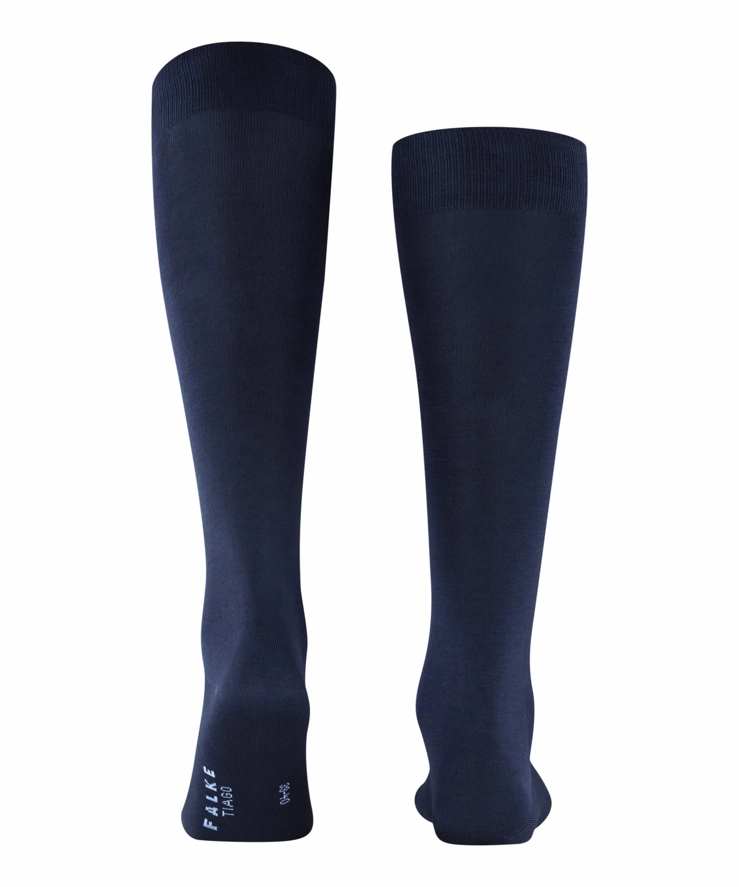 FALKE Mężczyźni Podkolanówki Tiago M Kh zrównoważona bawełna fil d'ecosse długie jednokolorowe 1 Para, Niebieski Royal Blue 6000, 43-44