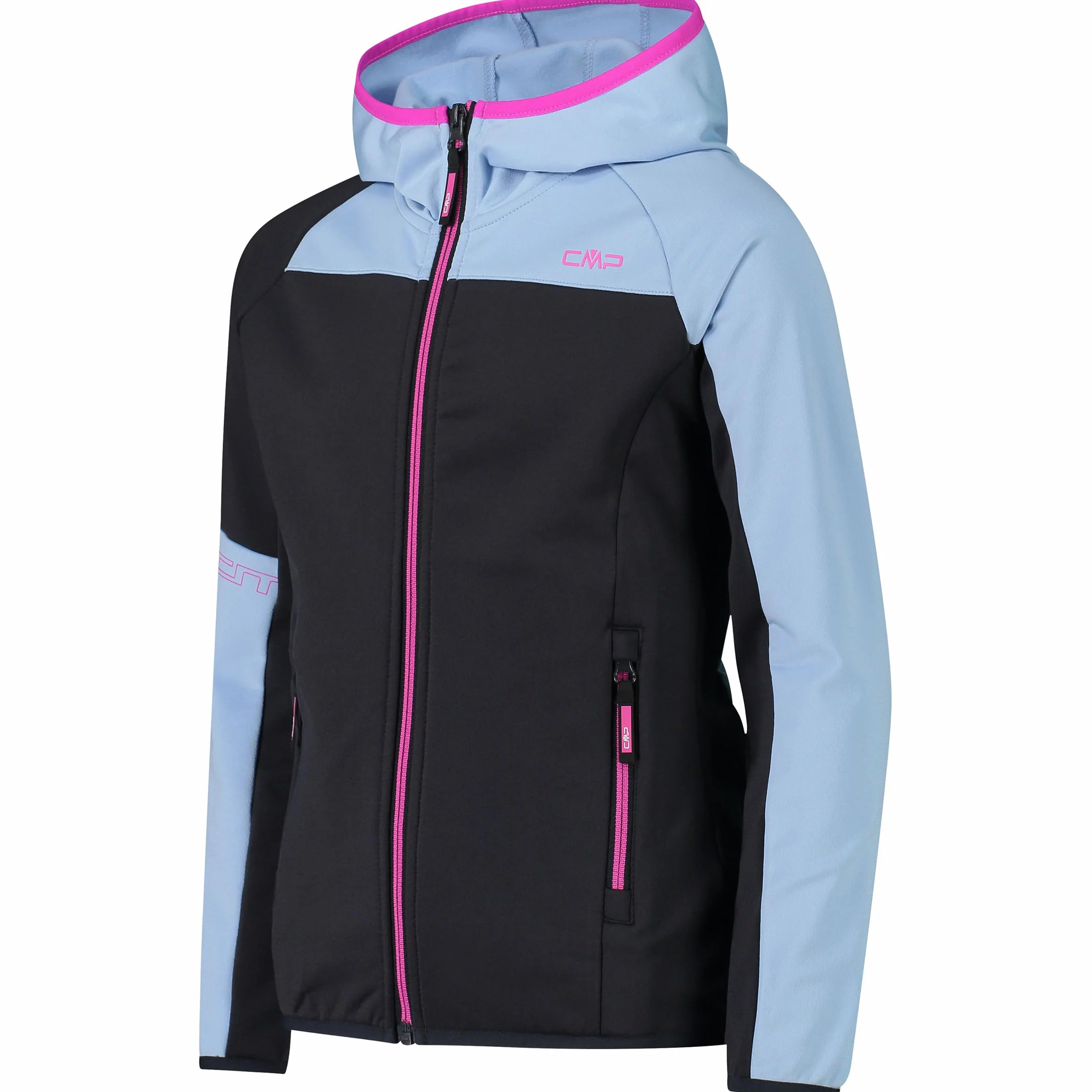 CMP Kurtka Uniseks - dzieci Giacca Da Bambina In Pile Stretch Performance Con Cappuccio Fisso