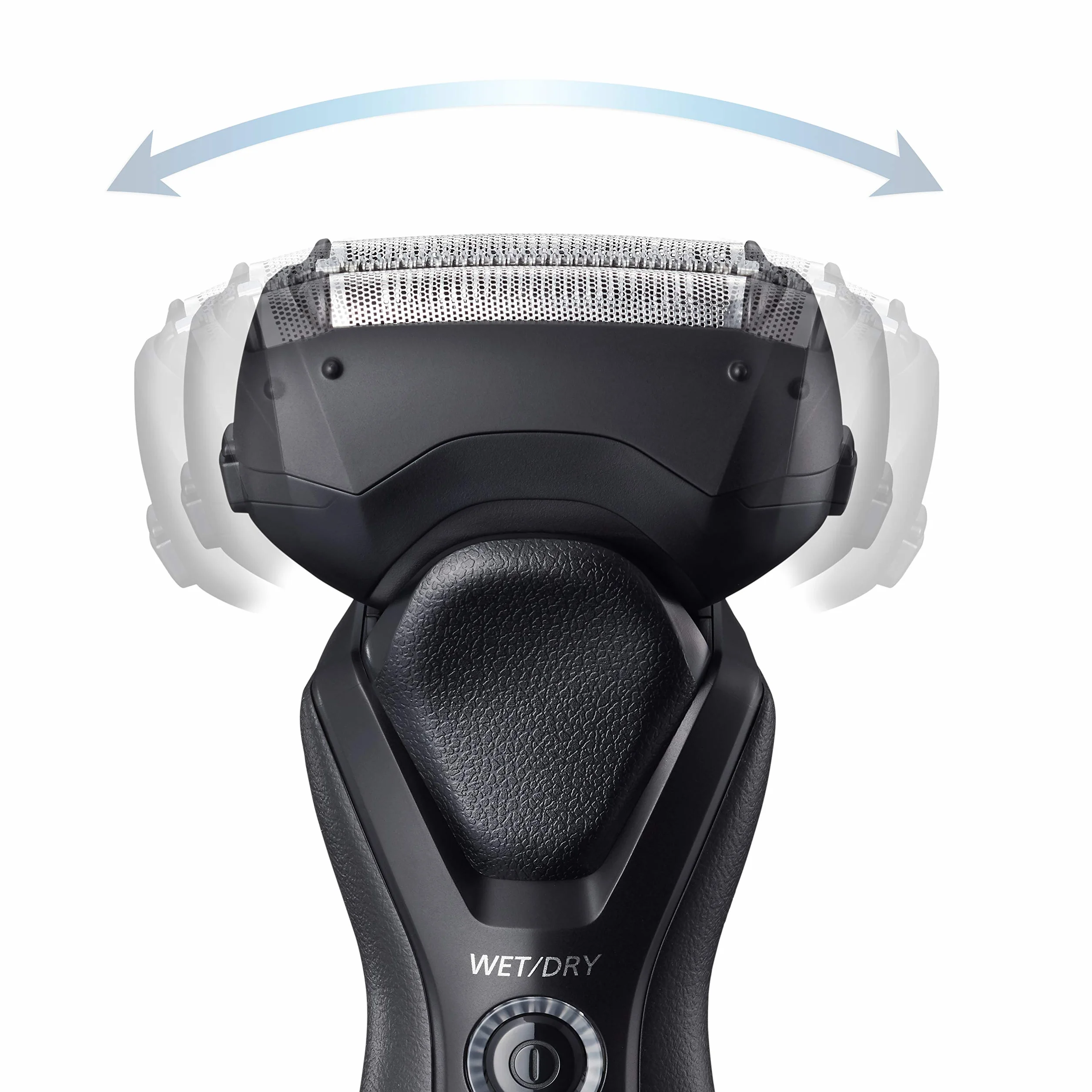 Panasonic Series 500 ES-RT37 3-ostrzowa golarka elektryczna, ostrza z nanoszlifem pod kątem 30°, dokładne ostrza pod kątem 45°, elastyczna obrotowa głowica, czarna