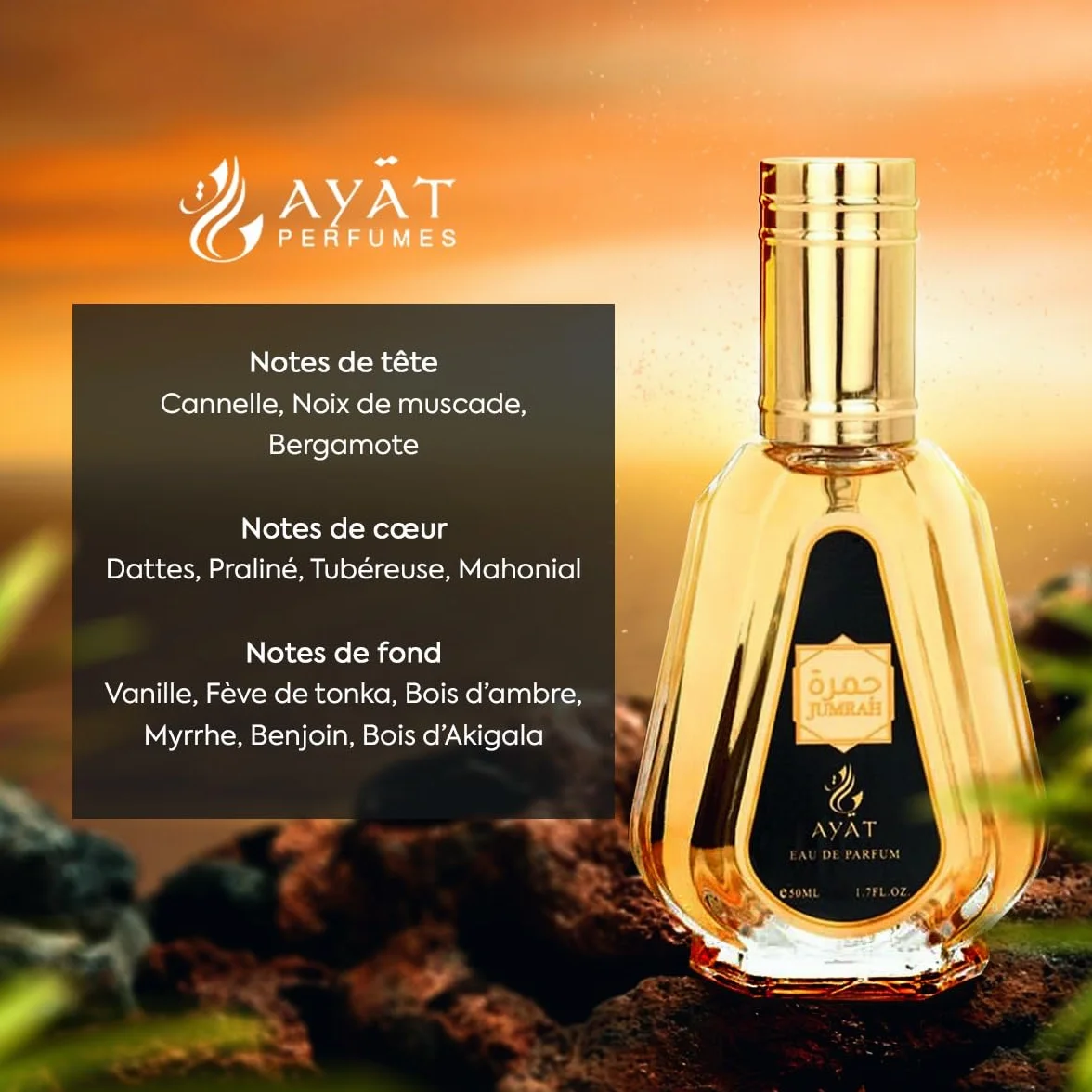 Arabska woda perfumowana w sprayu 50 ml Jumrah dla kobiet