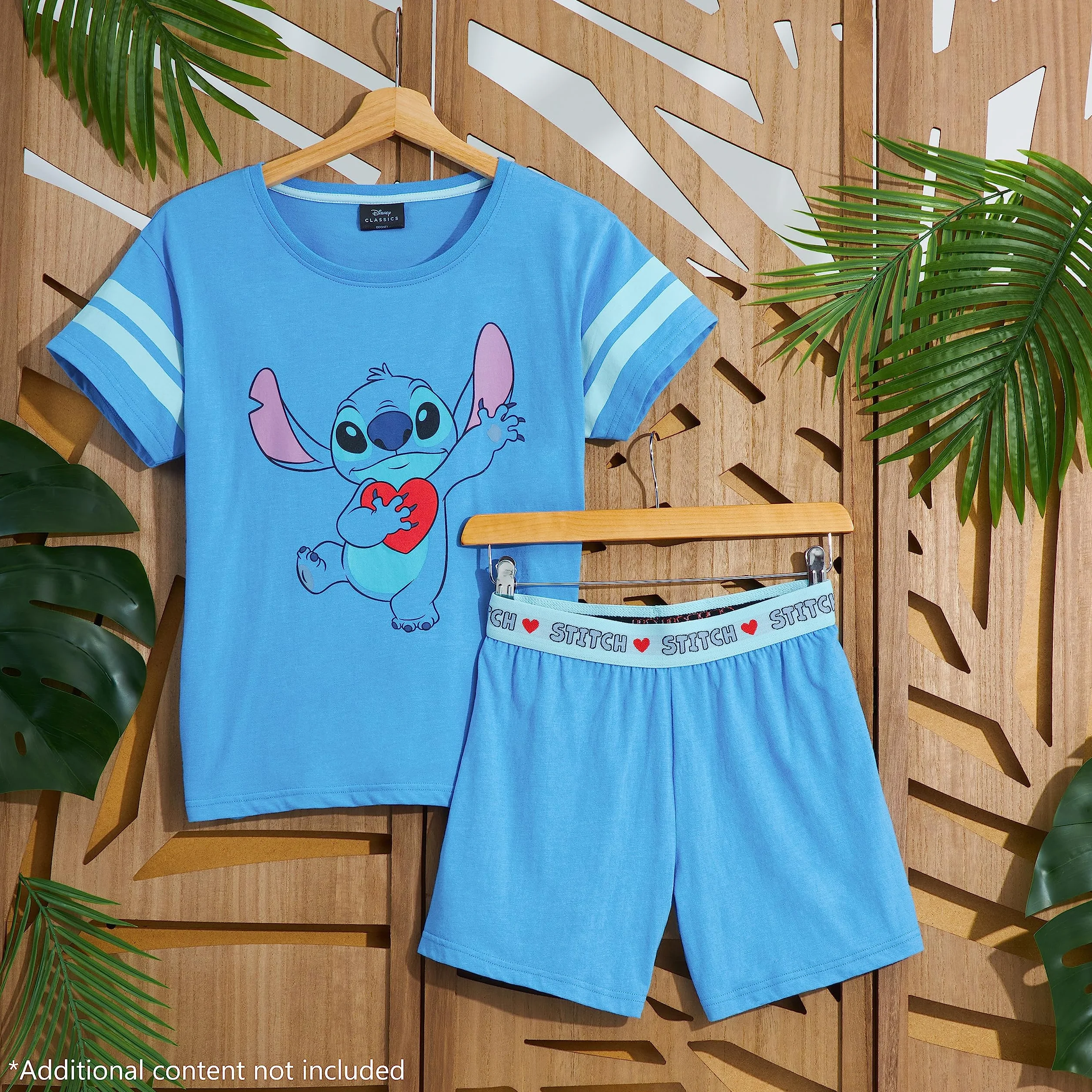 Disney Stitch Kobiety Piżamy krótkie PJs dla Kobiet Zestawy Nastolatki Oddychające Miękkie dwa Kawałki Eeyore Bielizna nocna Comfy Sleepwear Lounge Wear Stitch Prezenty