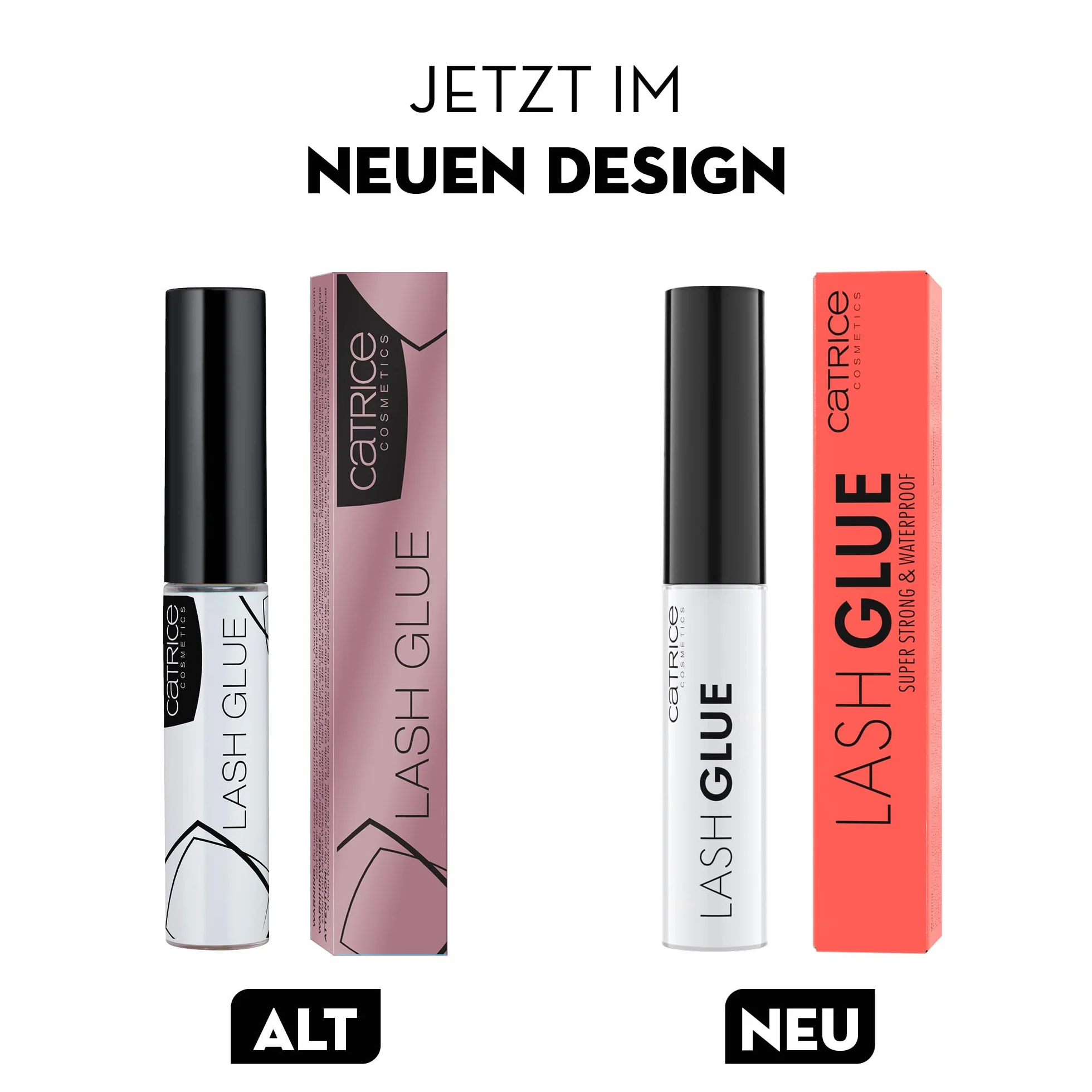 Catrice Lash Glue, Klej do Sztucznych Rzęs, Przezroczysty i Długotrwały, Akcesoria do Sztucznych Rzęs, Nr 010, Zestaw 3 szt. (3 x 4,7 ml)